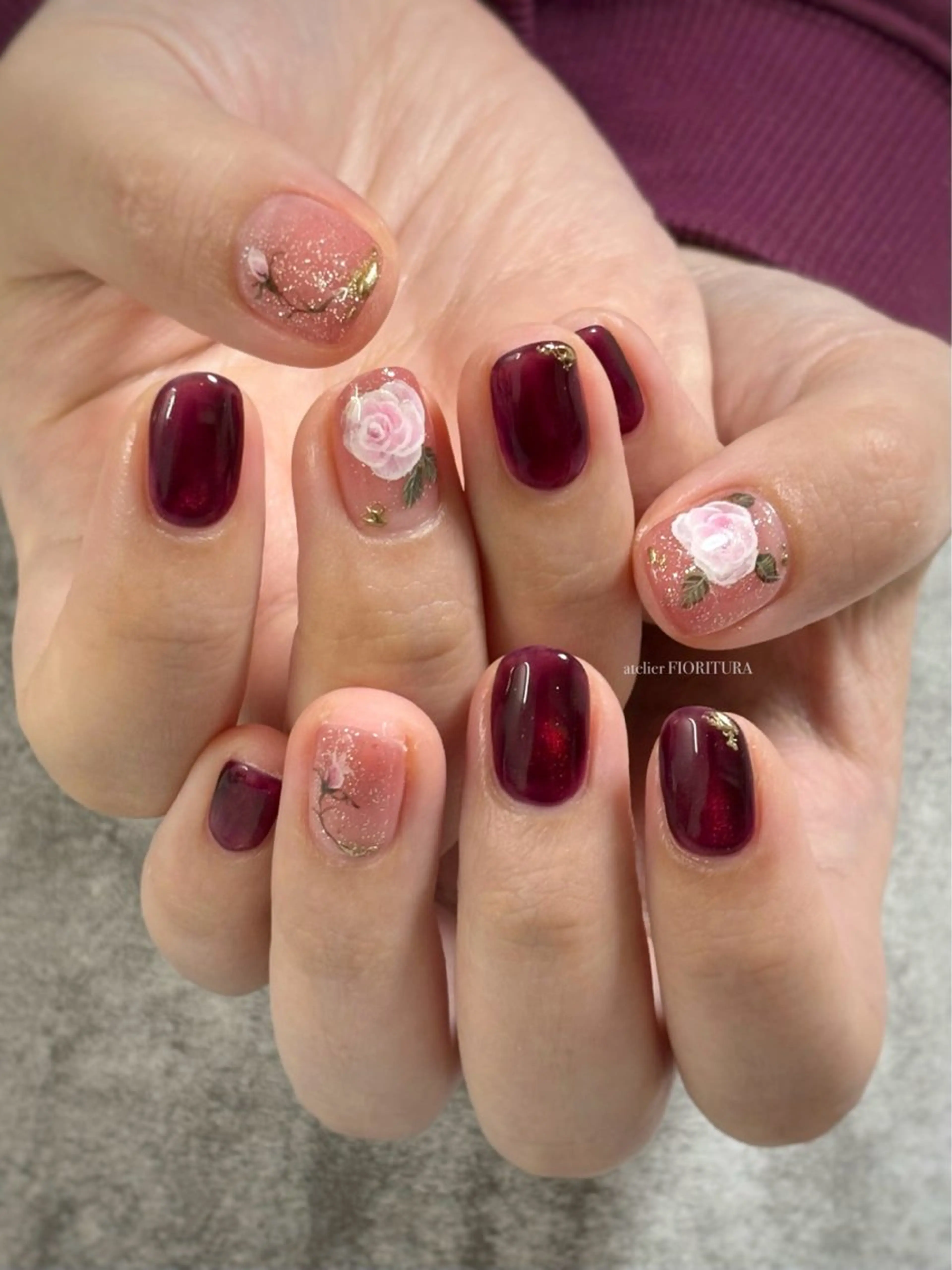 ネイル ハンドネイル FIORITURA Maikoのネイルデザイン