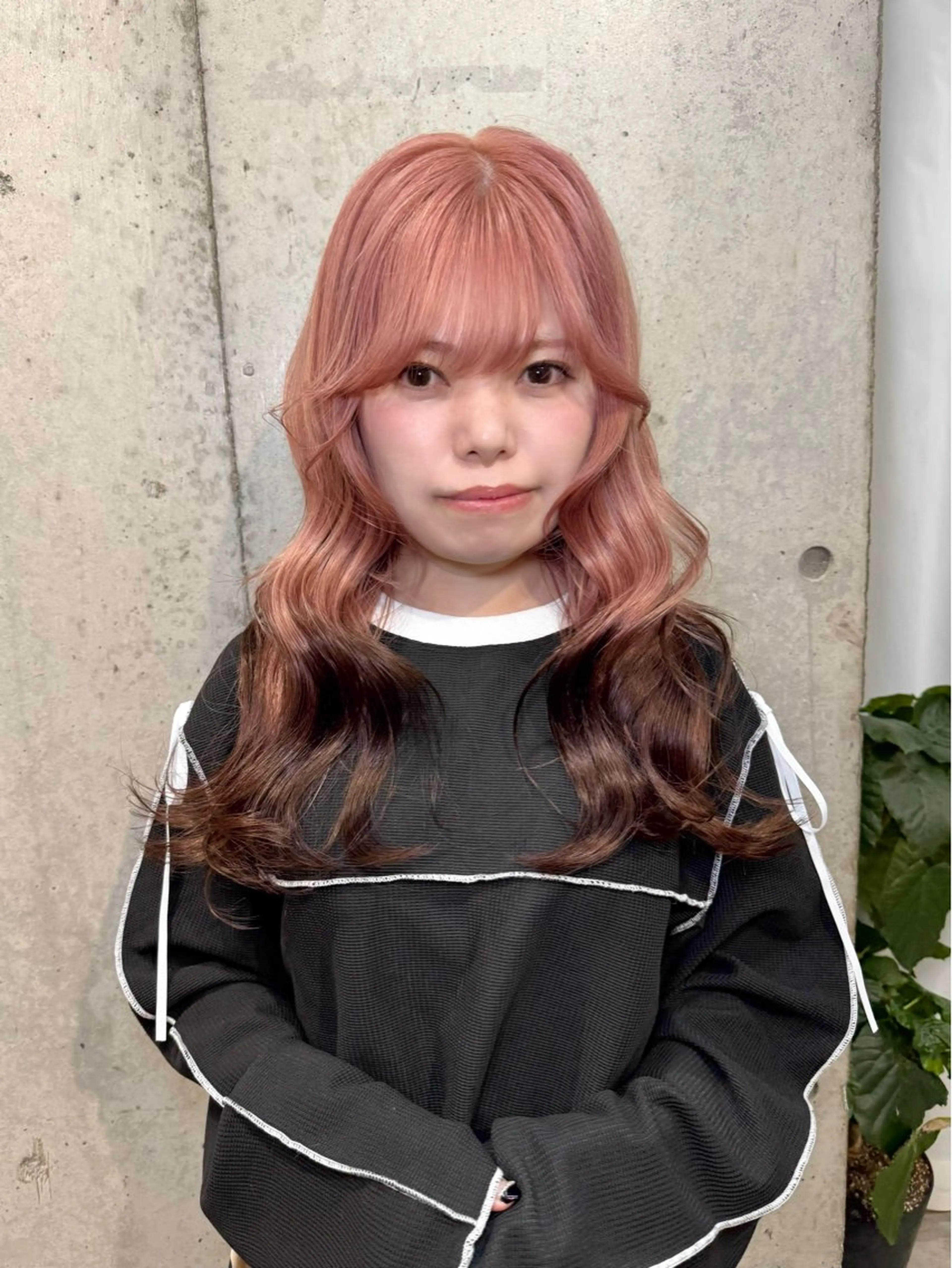 ロング カラー カット ヘアカラー トリートメント lani ブリーチ /ダブルカラーのヘアスタイル