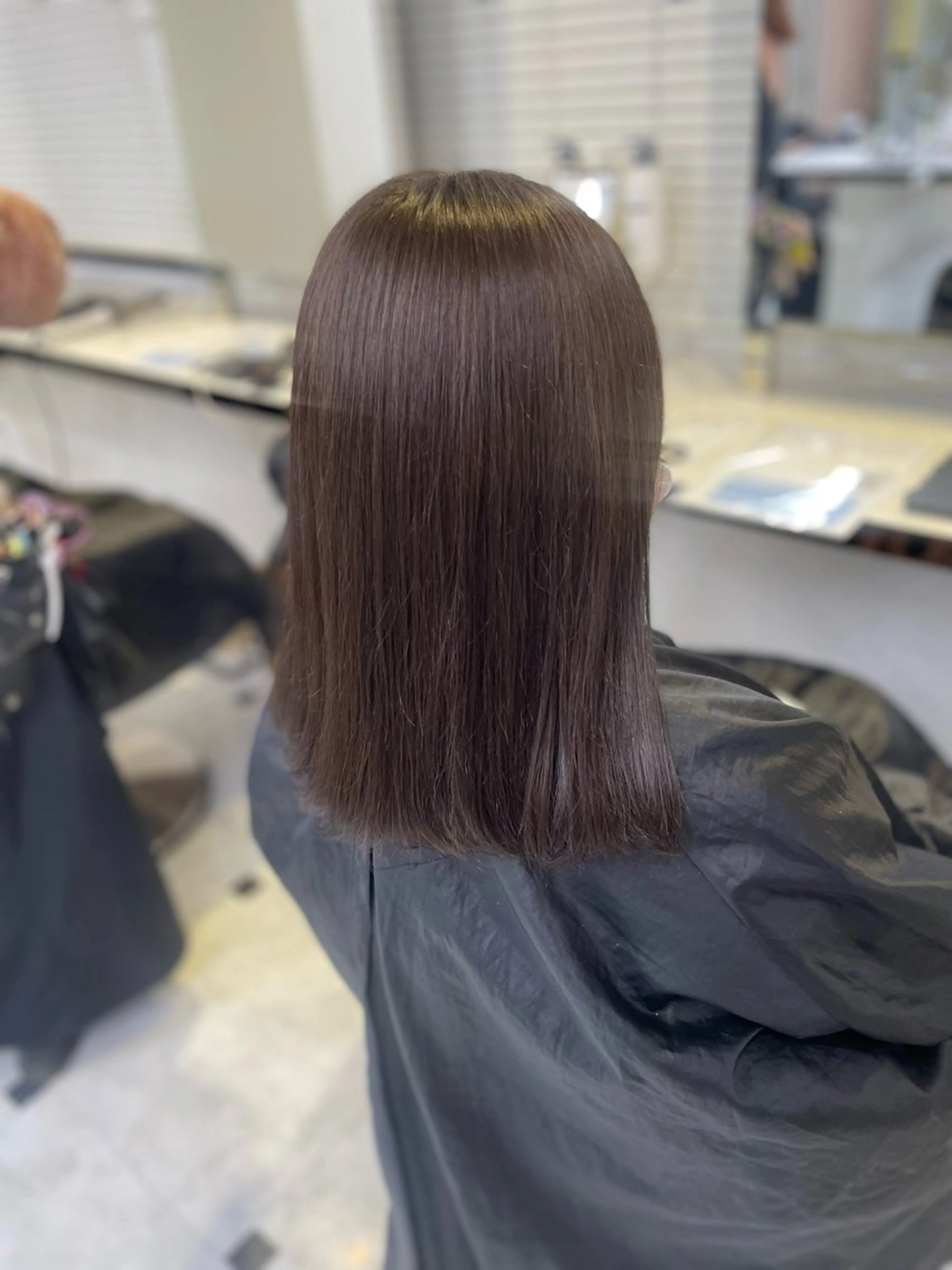 ミディアム ヘアカラー うる艶トレンドヘア 🕊️上野BABYのヘアスタイル