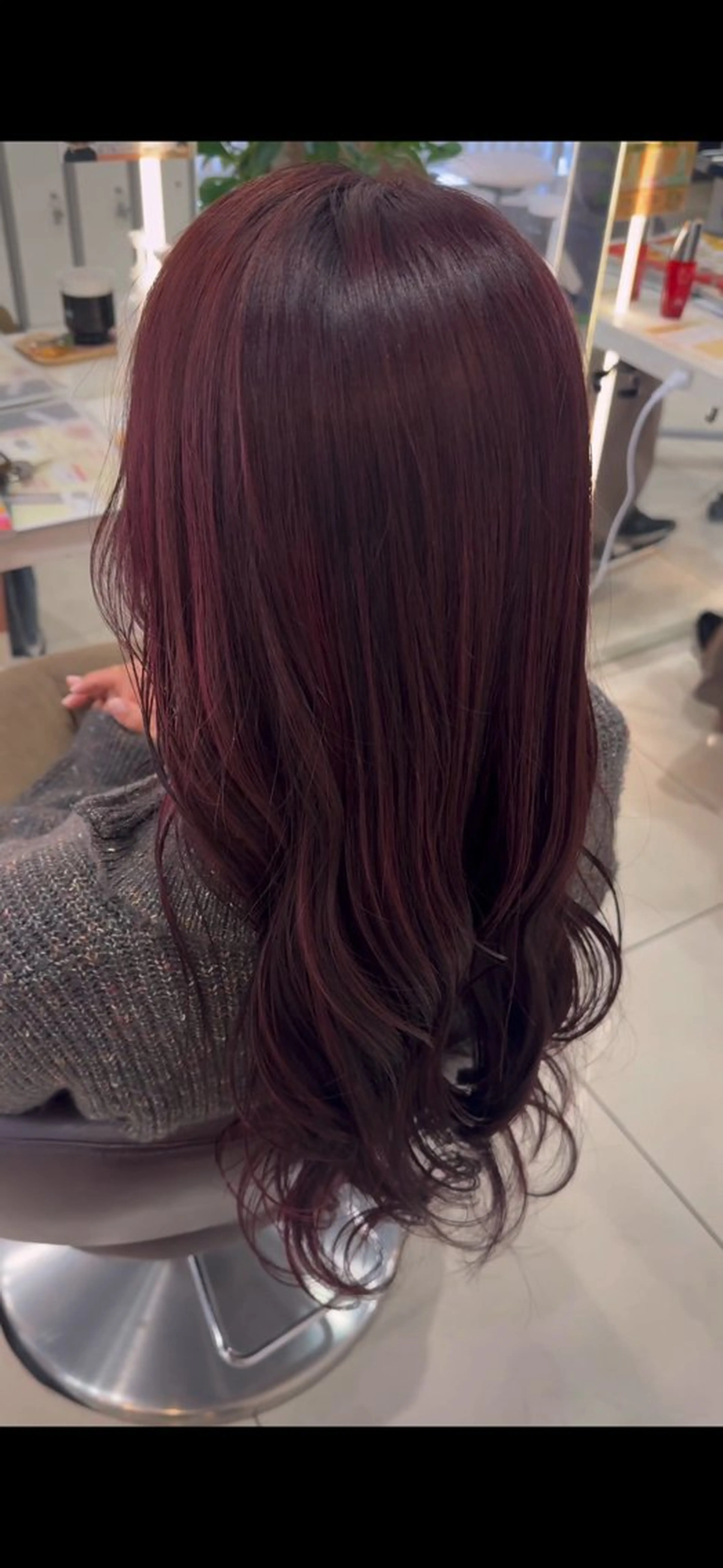 ロング カラー 暖色カラー/ブリーチ /ボブ/本間陽南のヘアスタイル