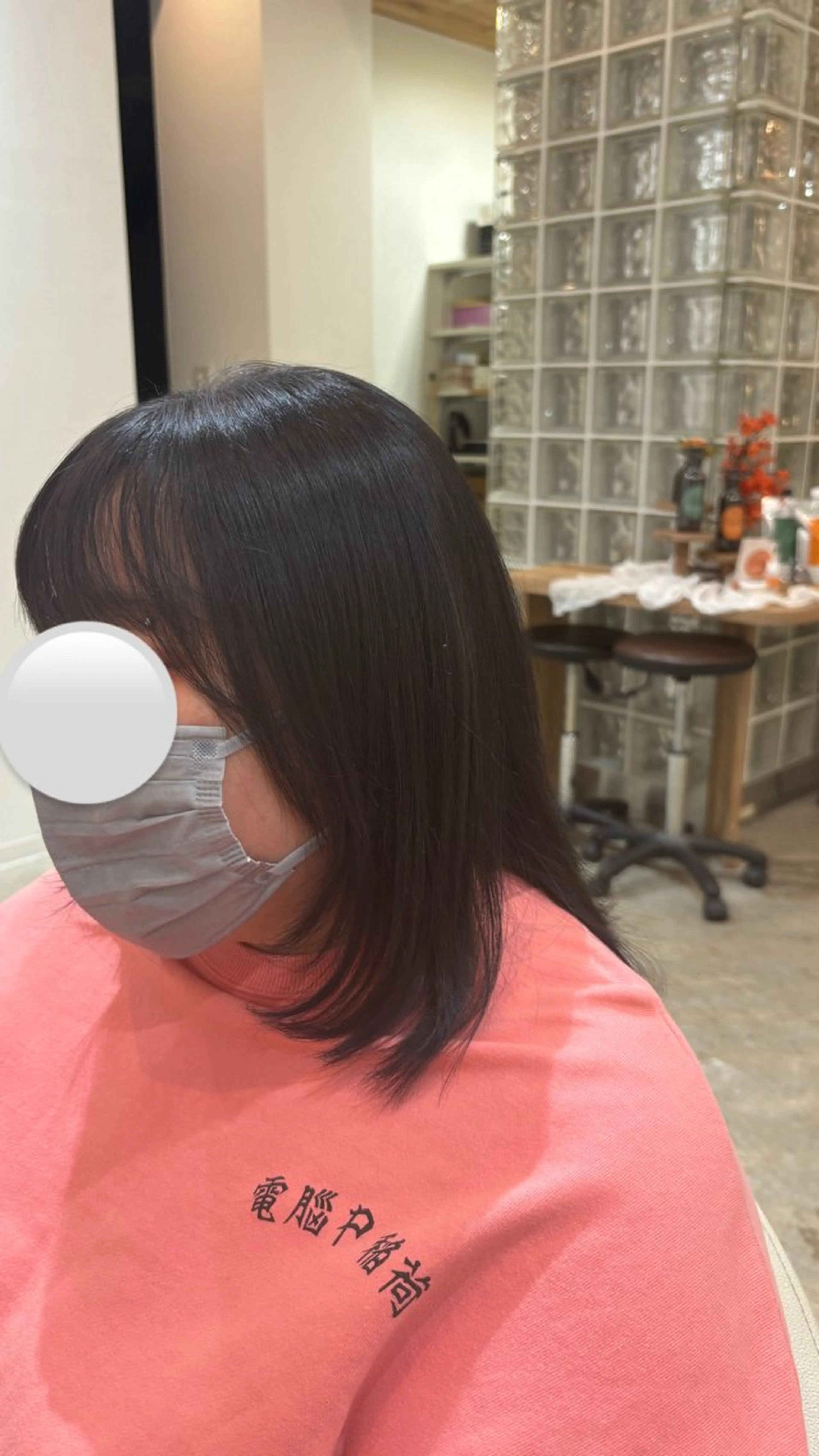 ロング レイヤーカット ウルフカット 佐藤 優里のヘアスタイル