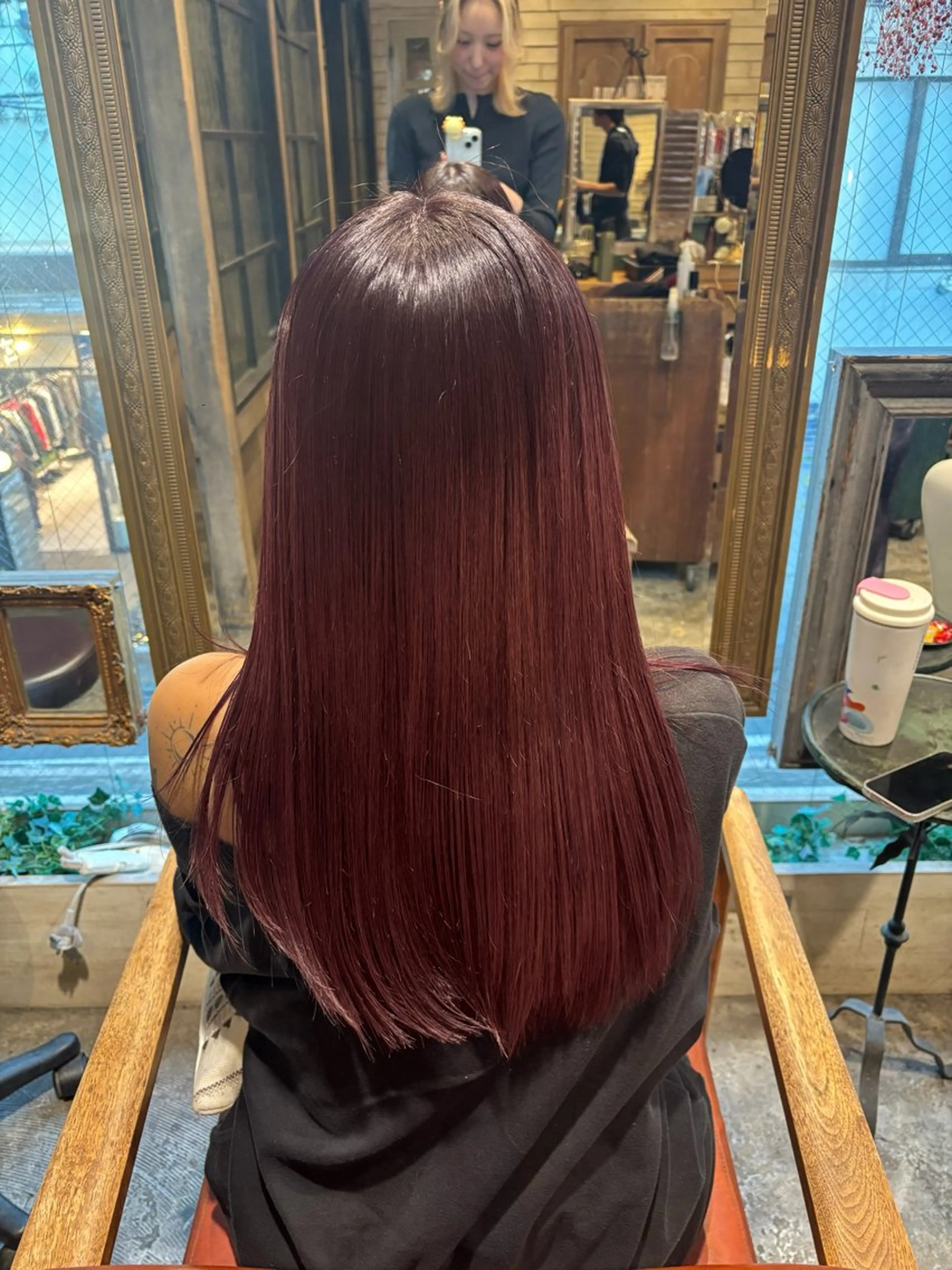 カラー カシス ピンクカラー たかの ゆめなのマツエク・マツパデザイン