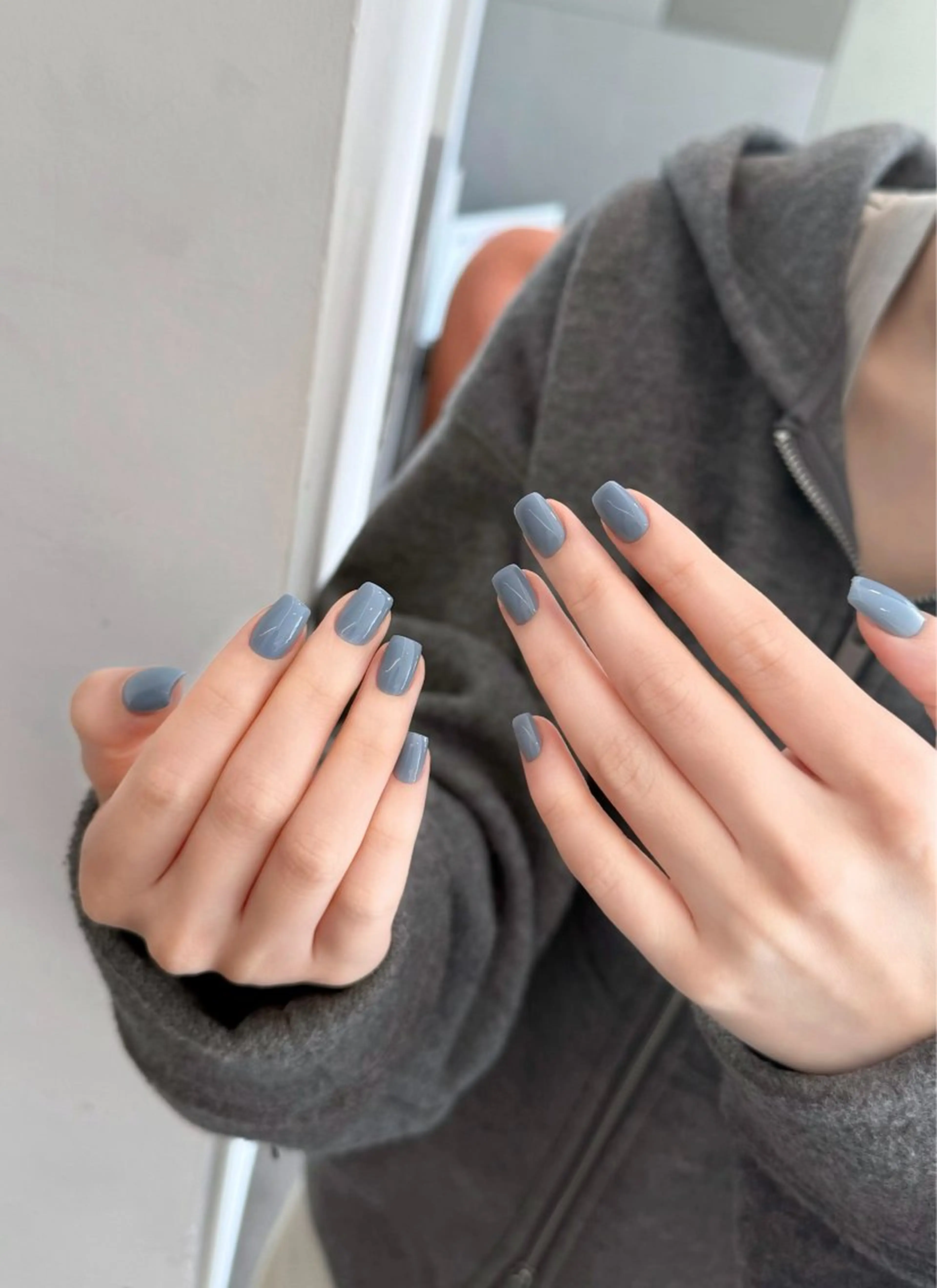 ネイル アートネイル オーロラネイル クリアネイル 長さ出し フレンチネイル ハンドネイル 佐藤 笹のネイルデザイン