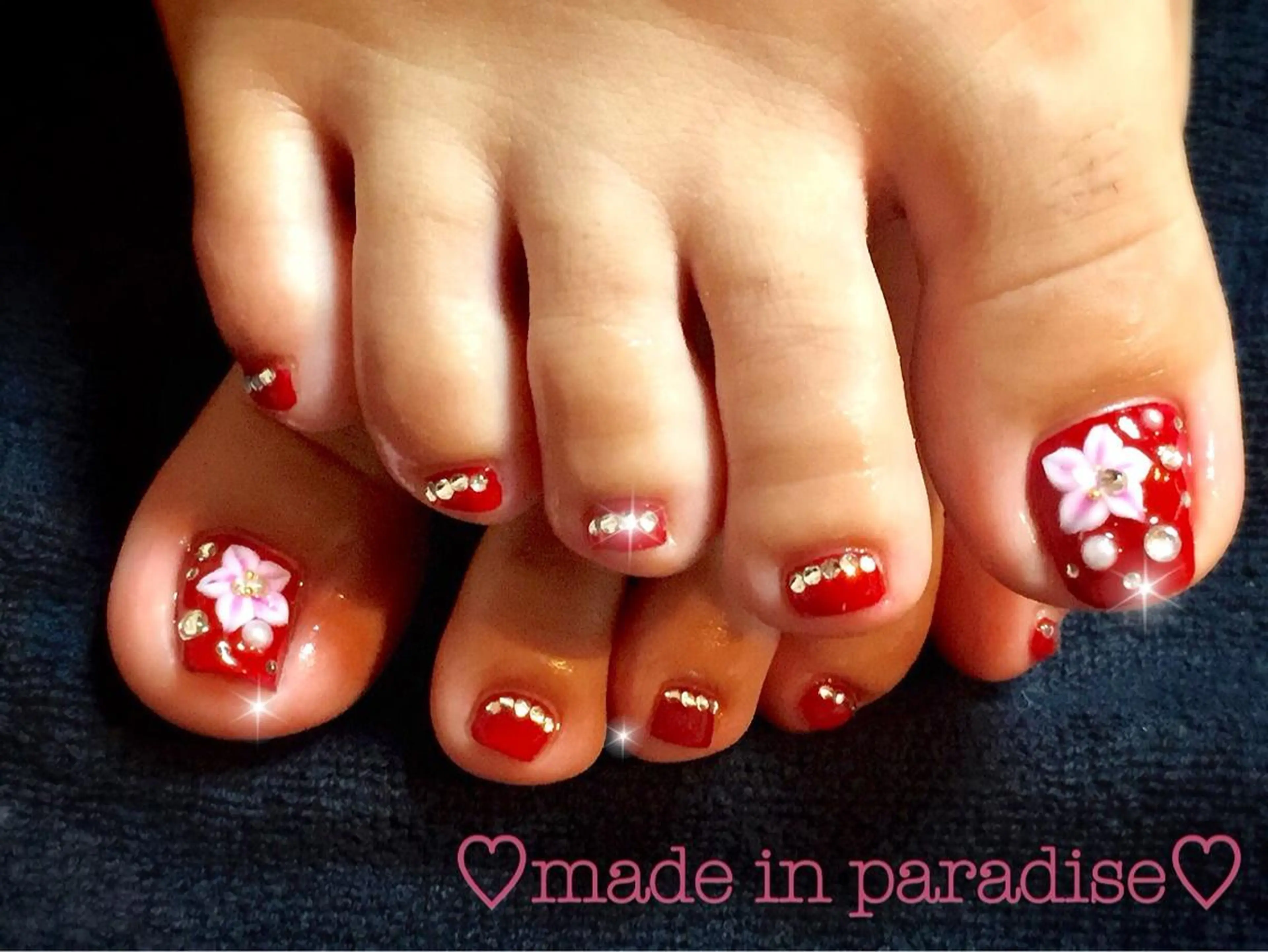 ネイル フットネイル うるま市サロン Yuko Izawaのネイルデザイン