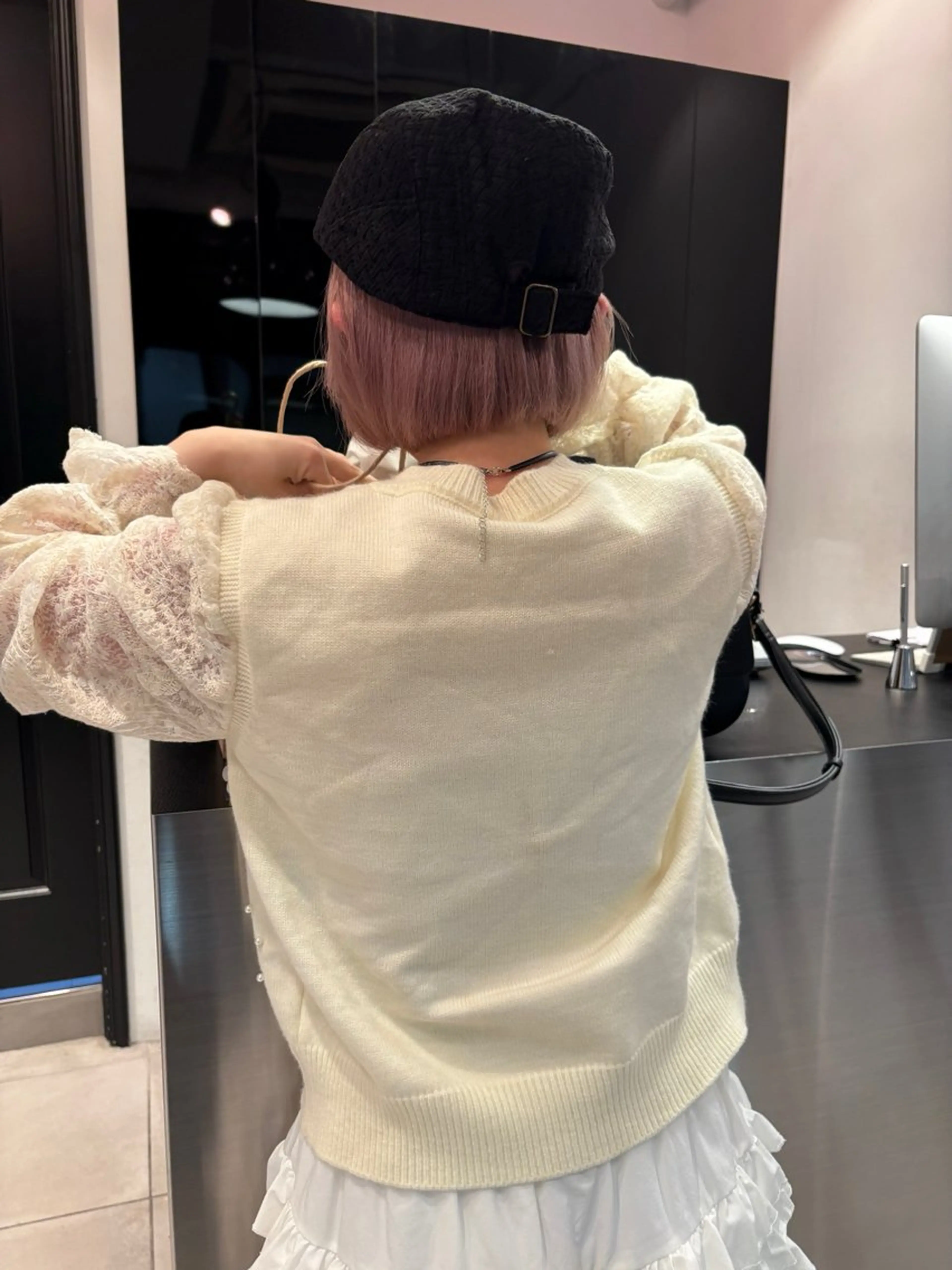 ショート カラー ヘアカラー riria/ボブ /透明感カラー🎀のヘアスタイル