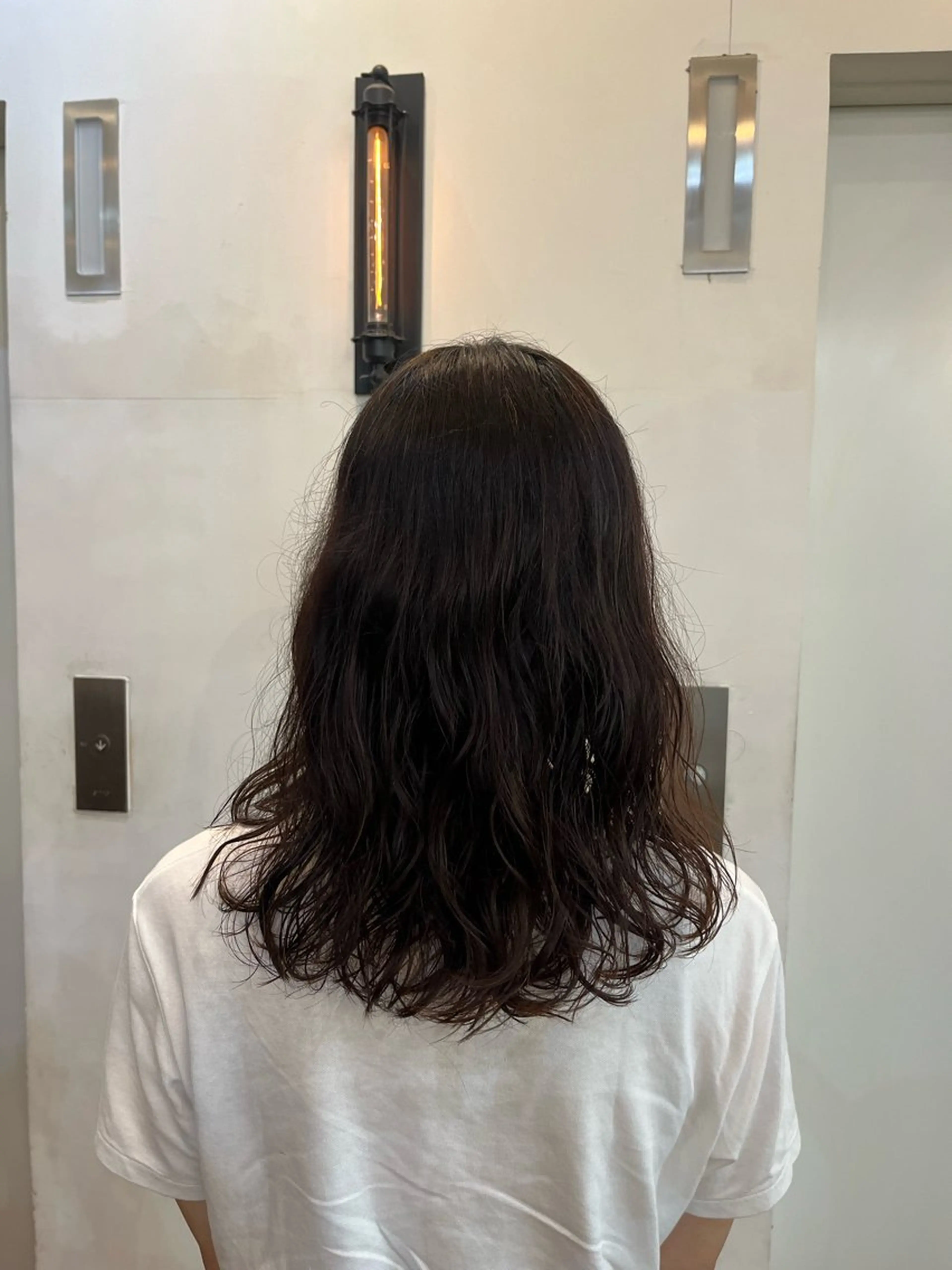 パーマ デジタルパーマ Belle Ginza並木通り所属・ブリーチカラー／ 銀座／秋葉香乃のヘアスタイル