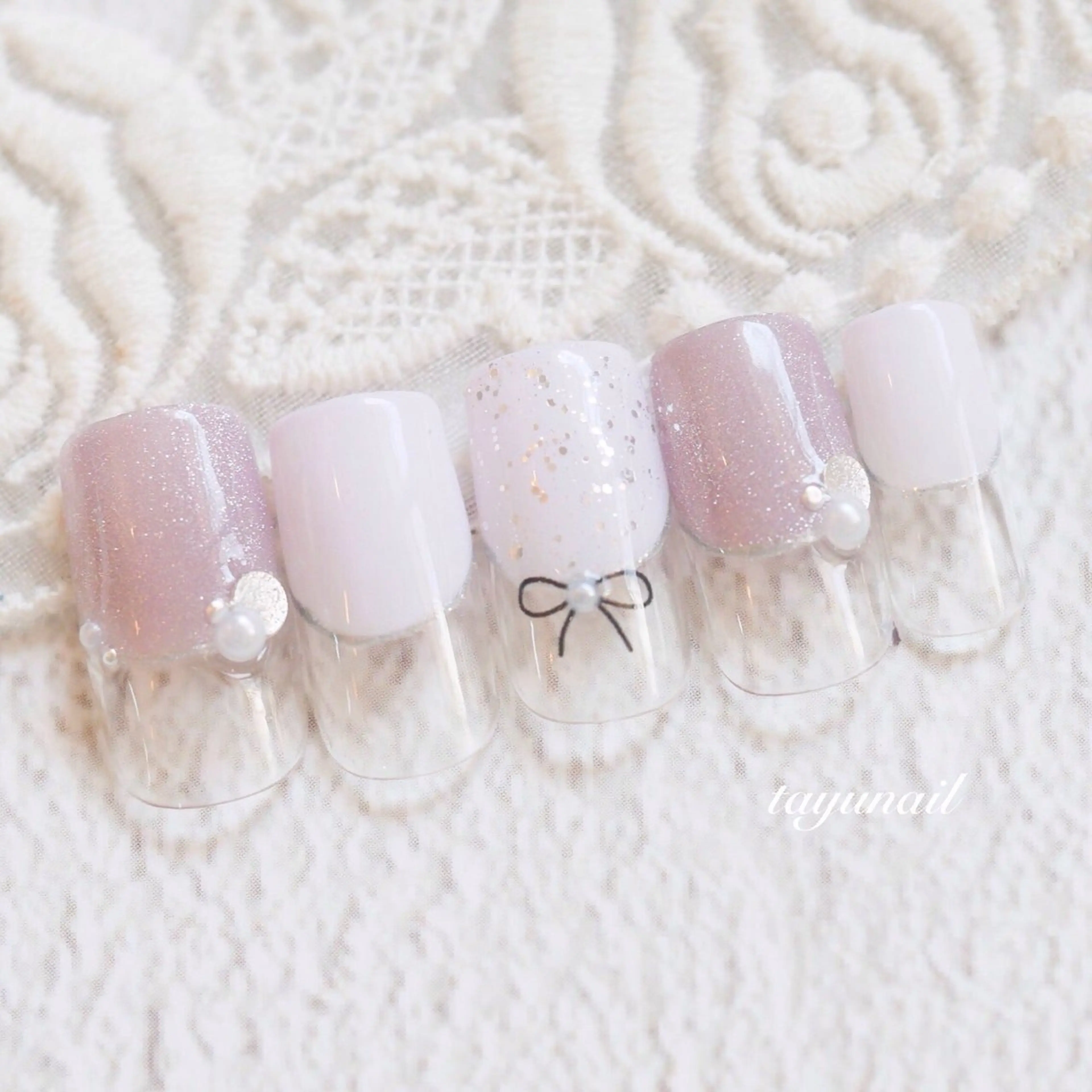 ネイル アートネイル ジェルネイル パラジェル ハンドネイル ネイルサロン・ネイルスクール　たゆnail所属・ネイルサロン 【たゆnail】のネイルデザイン