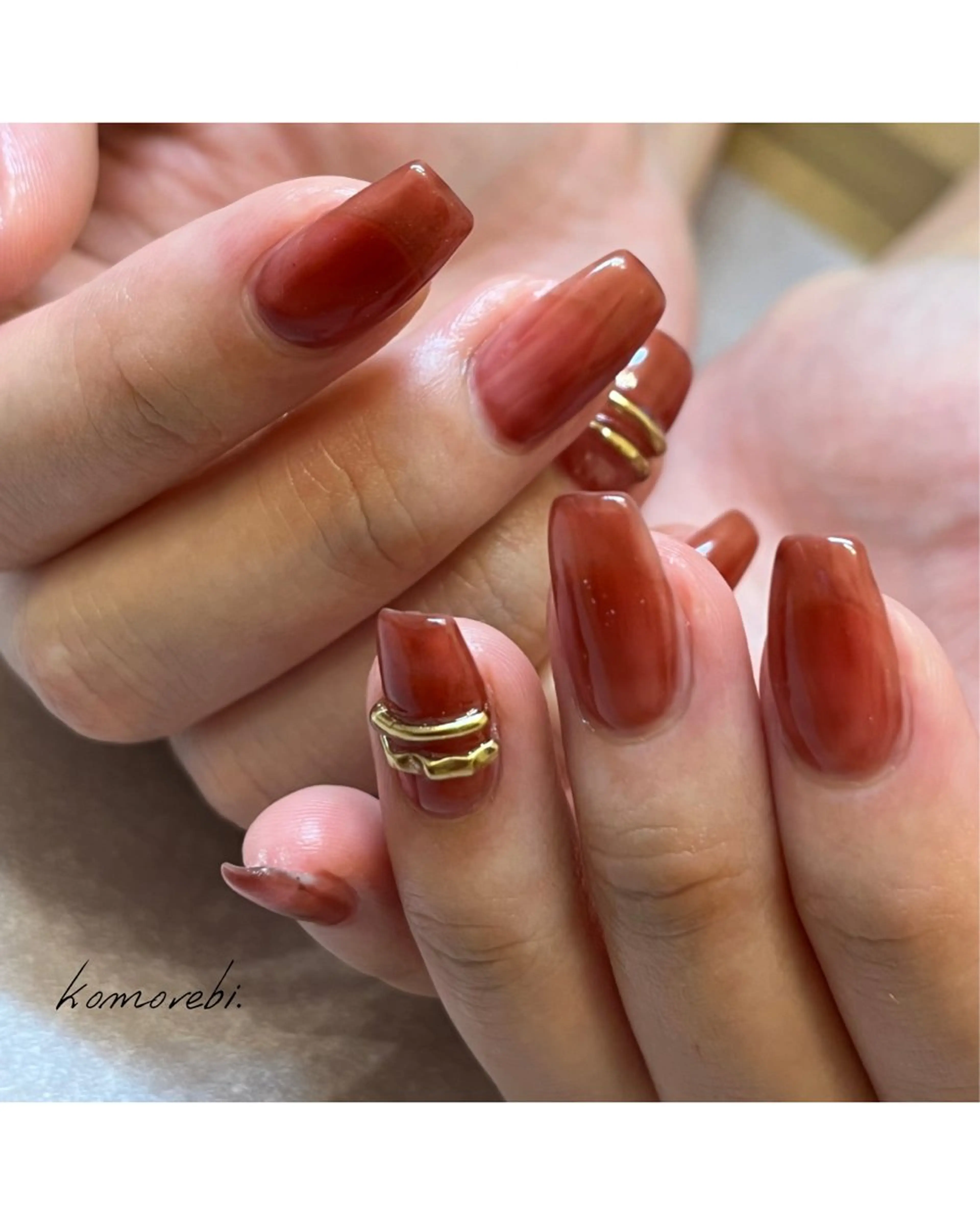 ネイル komorebi. 小峯 真実のネイルデザイン
