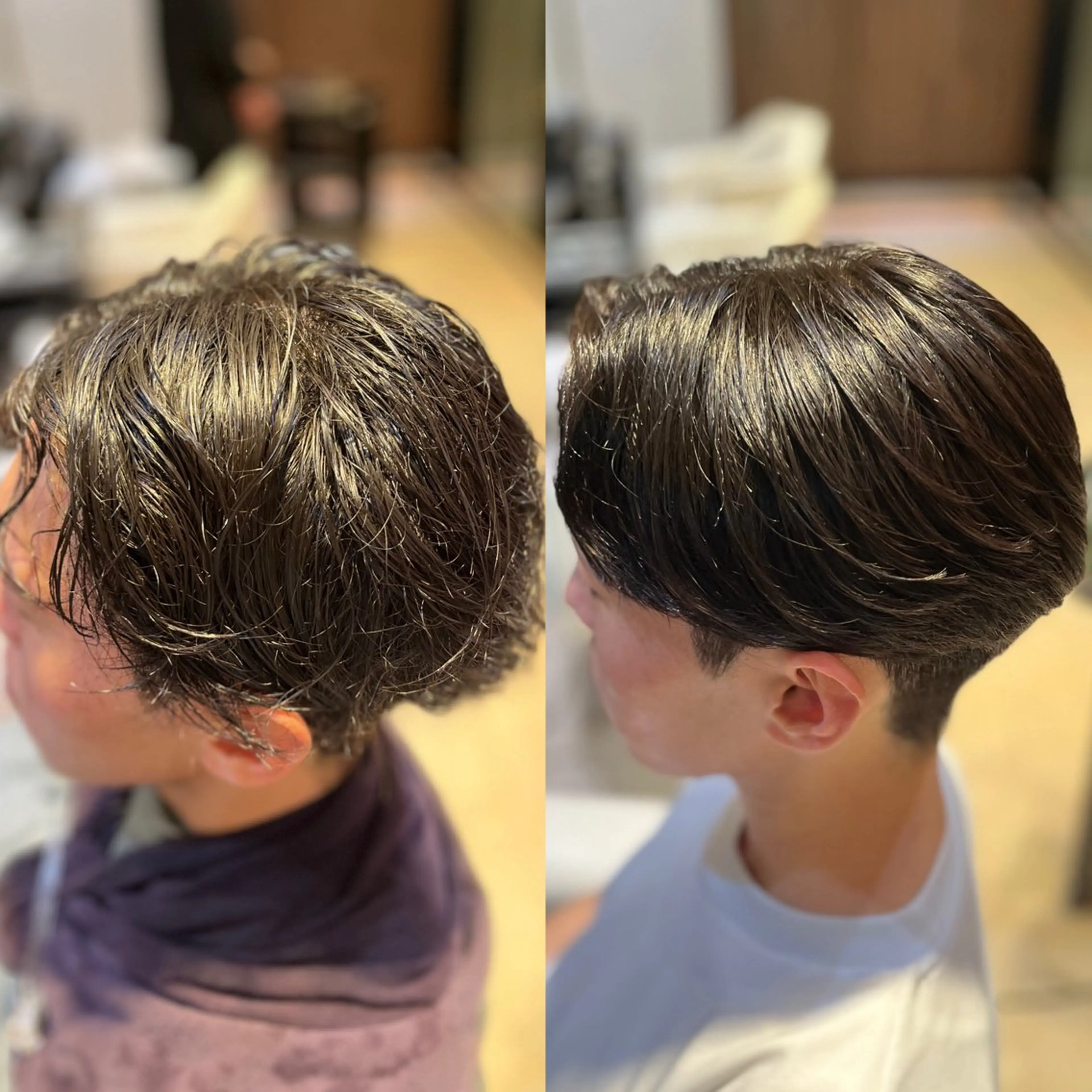 【人気NO.1🥇韓国メンズヘア】 メンズカット+曲がる縮毛矯正+トリートメント 🚨襟足ありは＋2200の写真