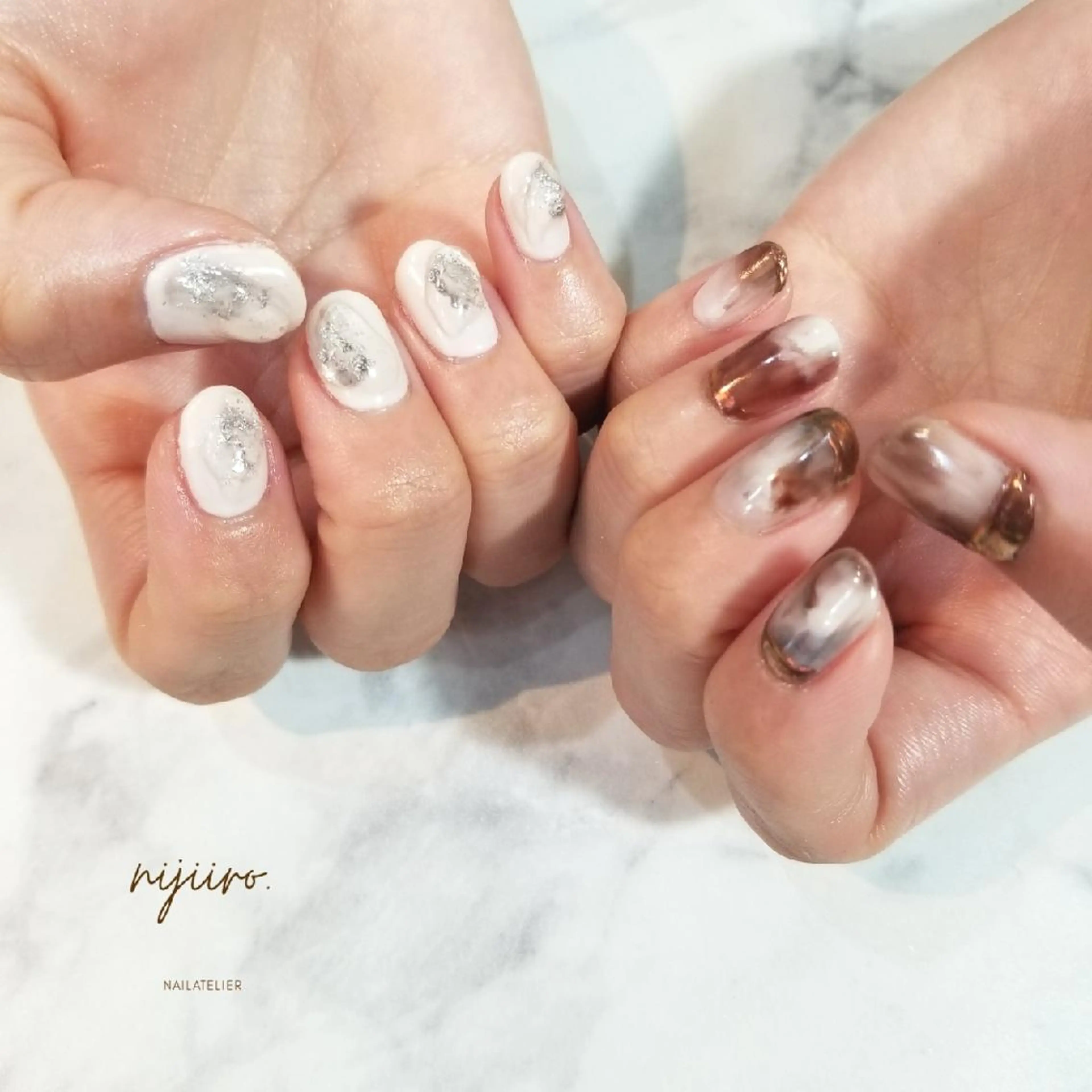 ネイル ハンドネイル nijiiro🌈 サトウのネイルデザイン