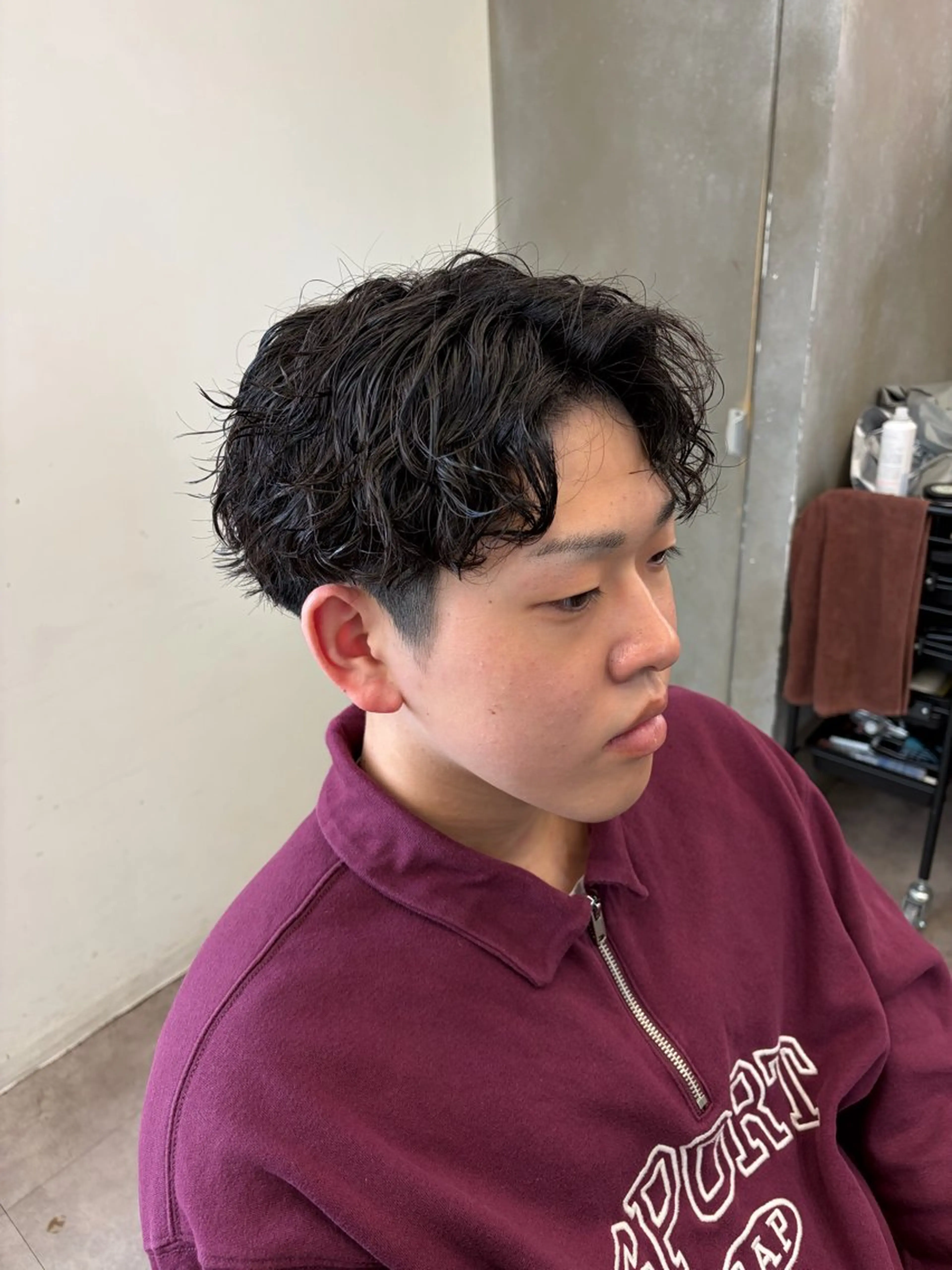 パーマ メンズ メンズパーマ カット パーマ 💜垢抜けメンズパー マ💜Sakuraのヘアスタイル