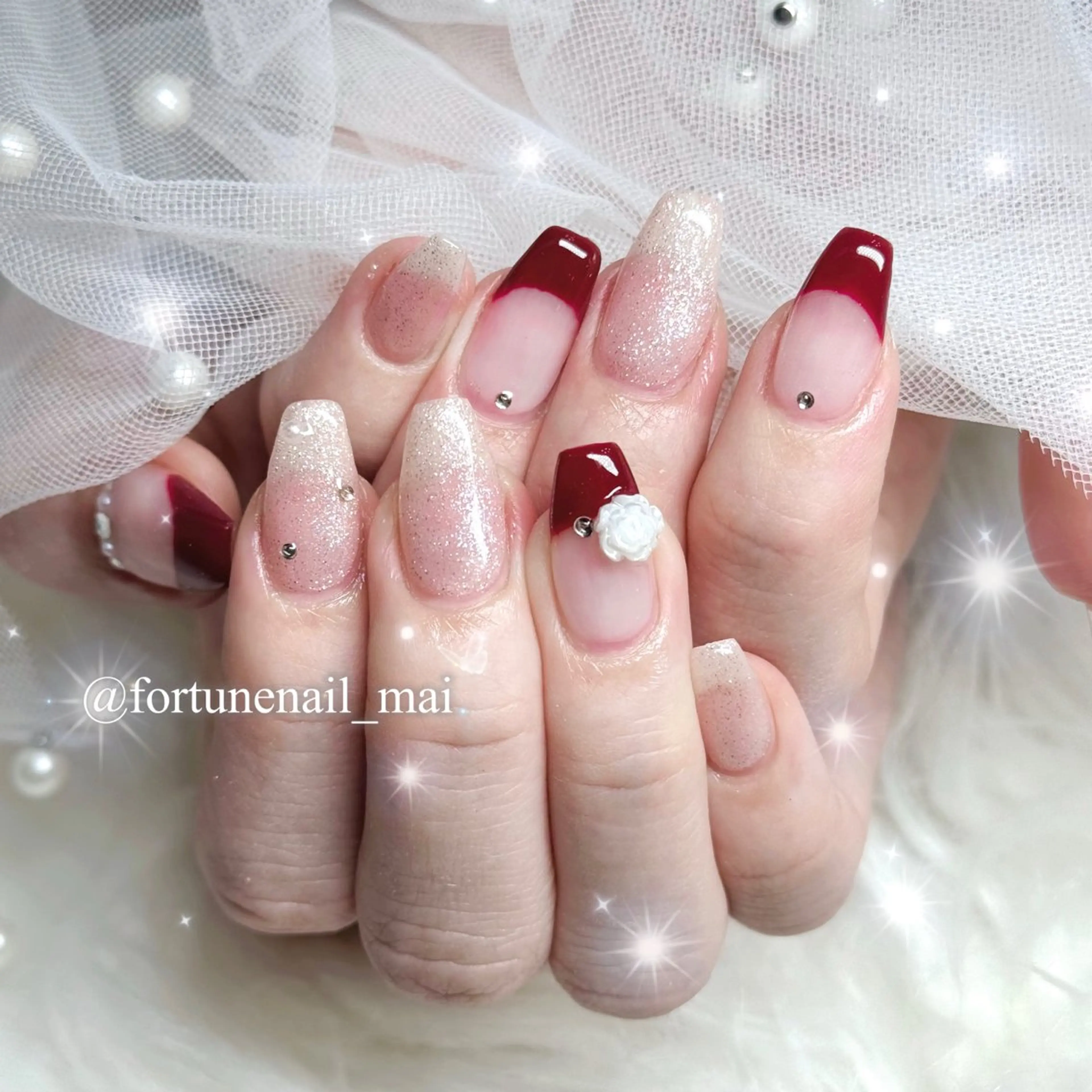 ネイル アートネイル ハンドネイル 🎀Mai 🎀4/15空✩.*のネイルデザイン