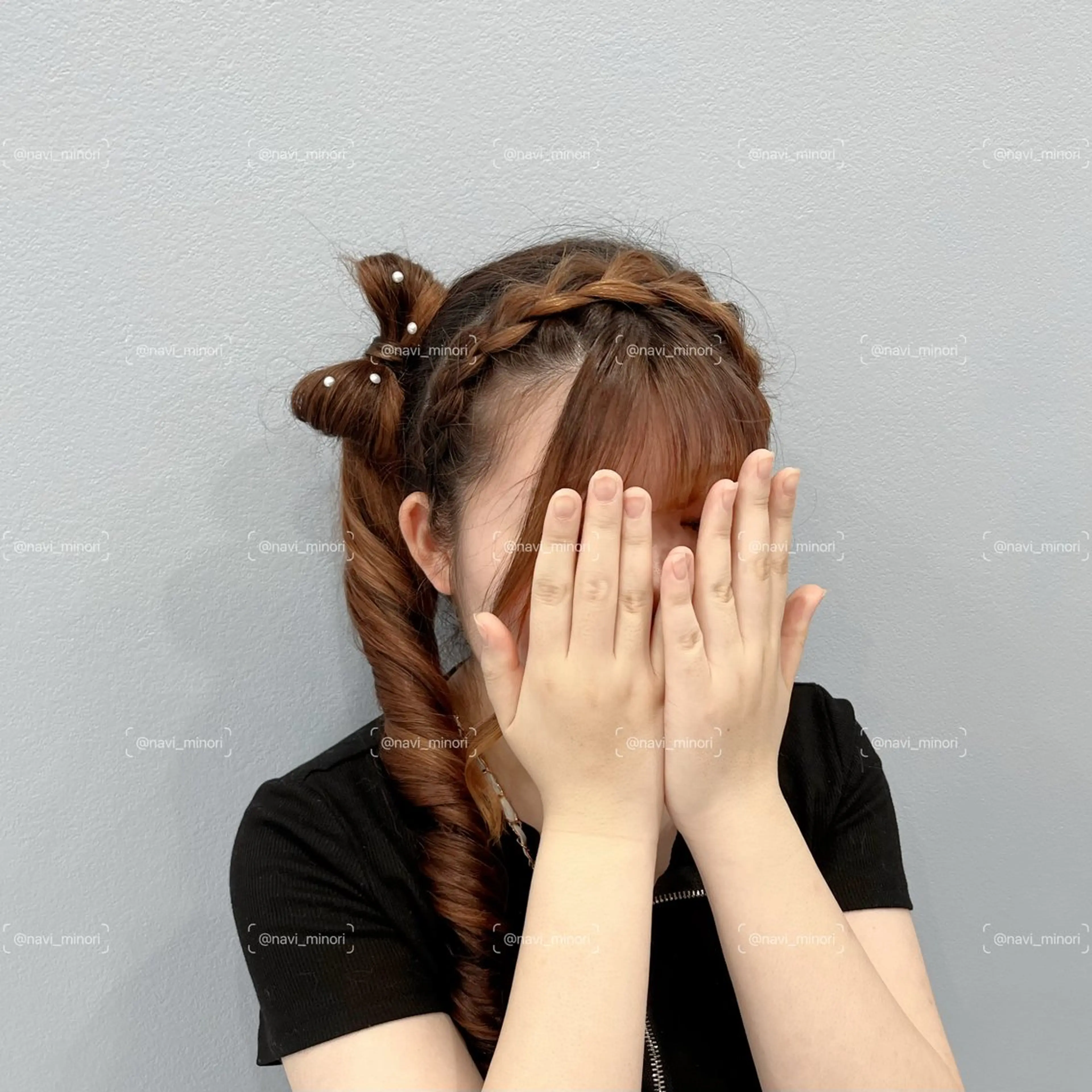ロング ヘアアレンジ Hairset minoriのヘアスタイル