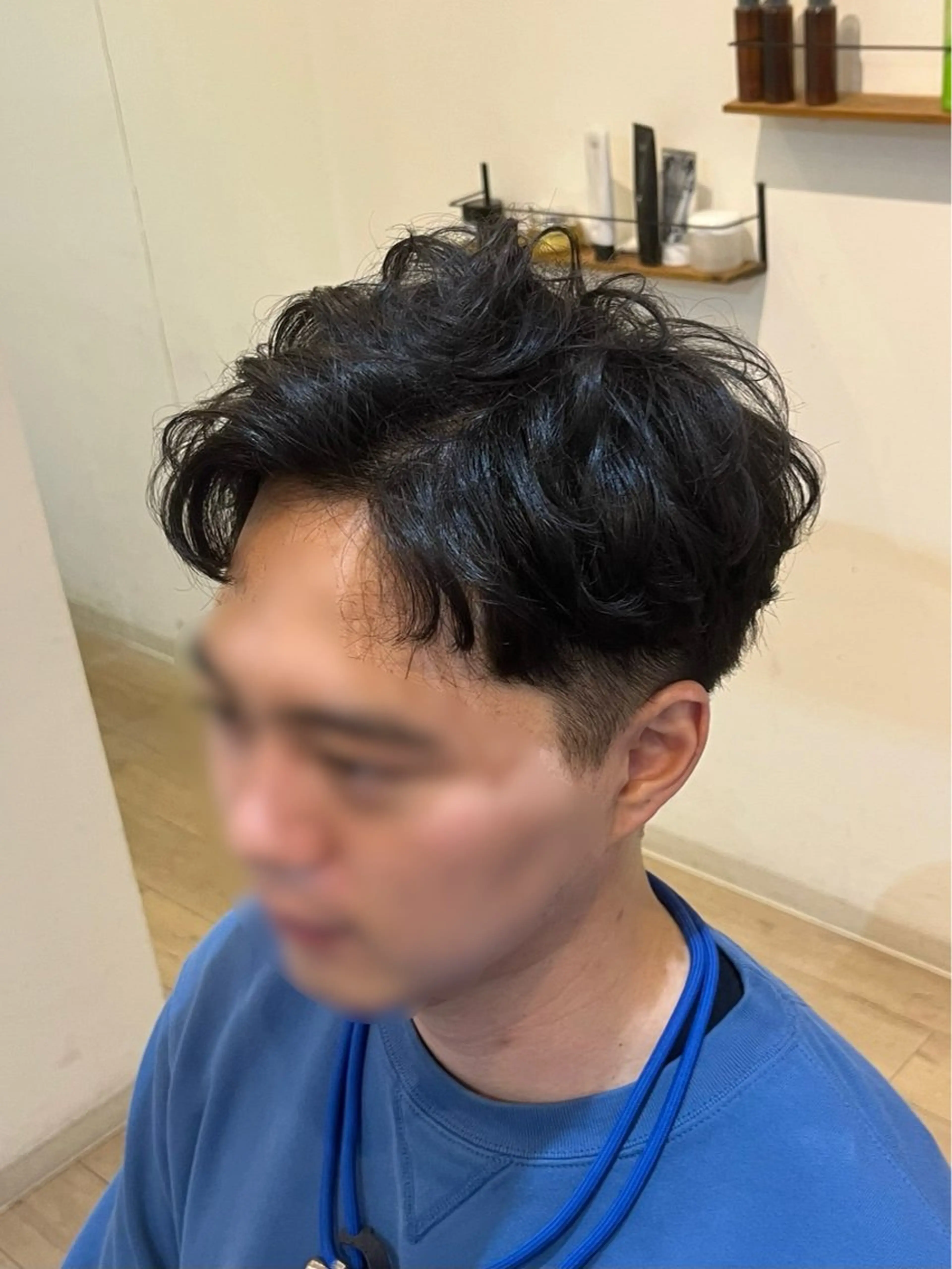 ショート メンズ アップバング なかじー/ カットモデル募集中のヘアスタイル