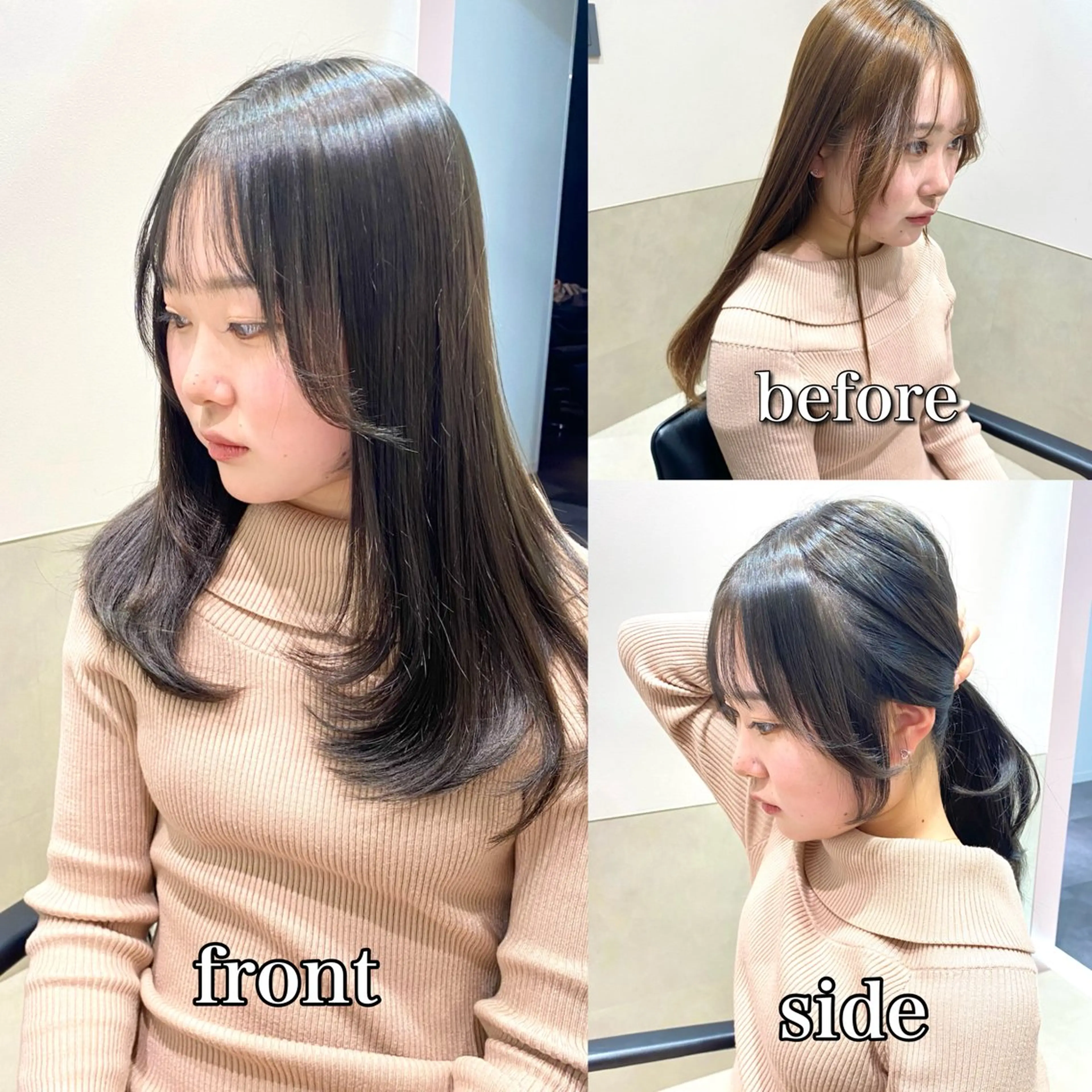 ミディアム カラー 絹髪質感TR💫 レイヤーカット/熊澤のヘアスタイル