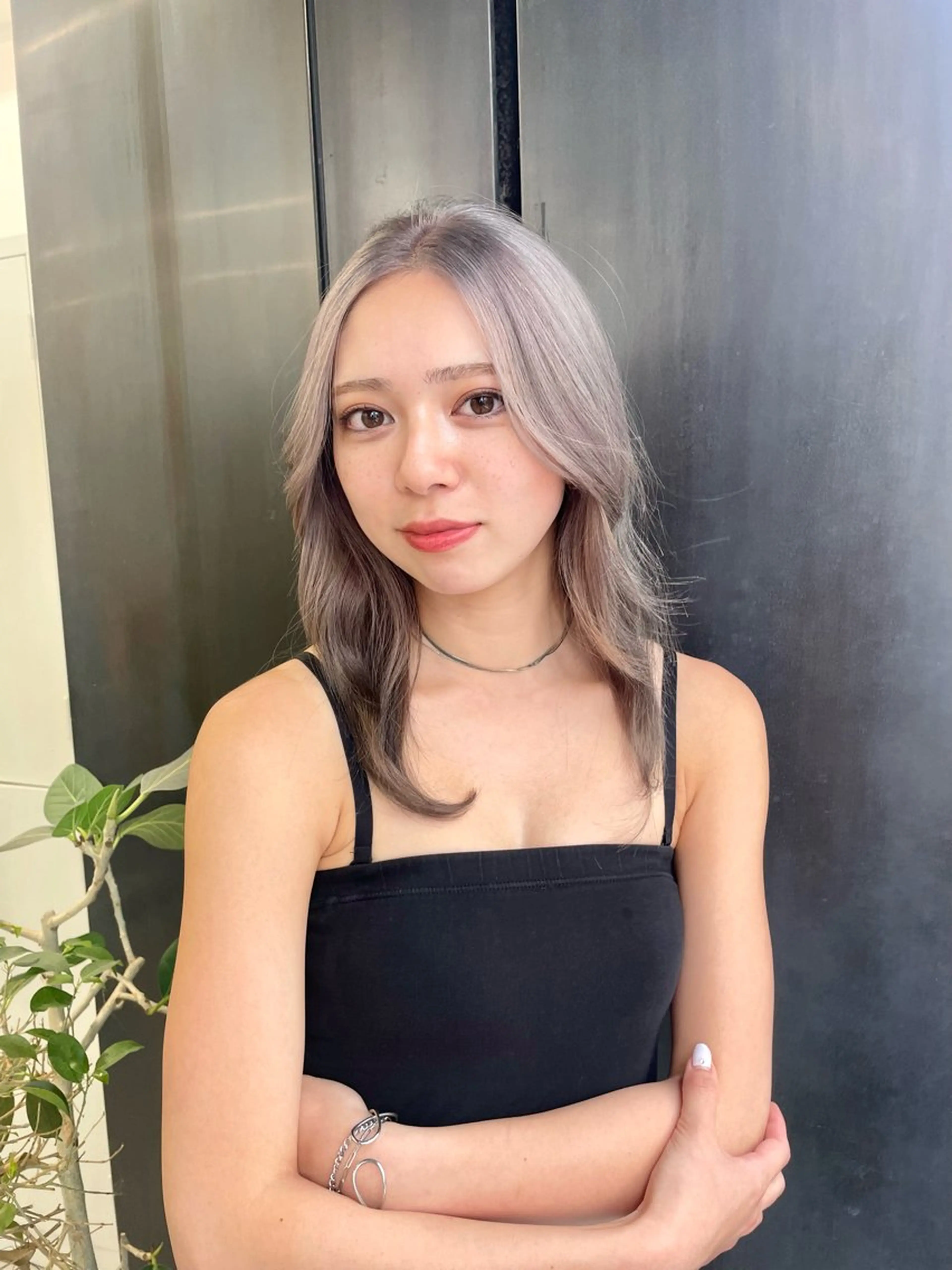 ミディアム カラー カット・ダブルカラー TAIGAのヘアスタイル