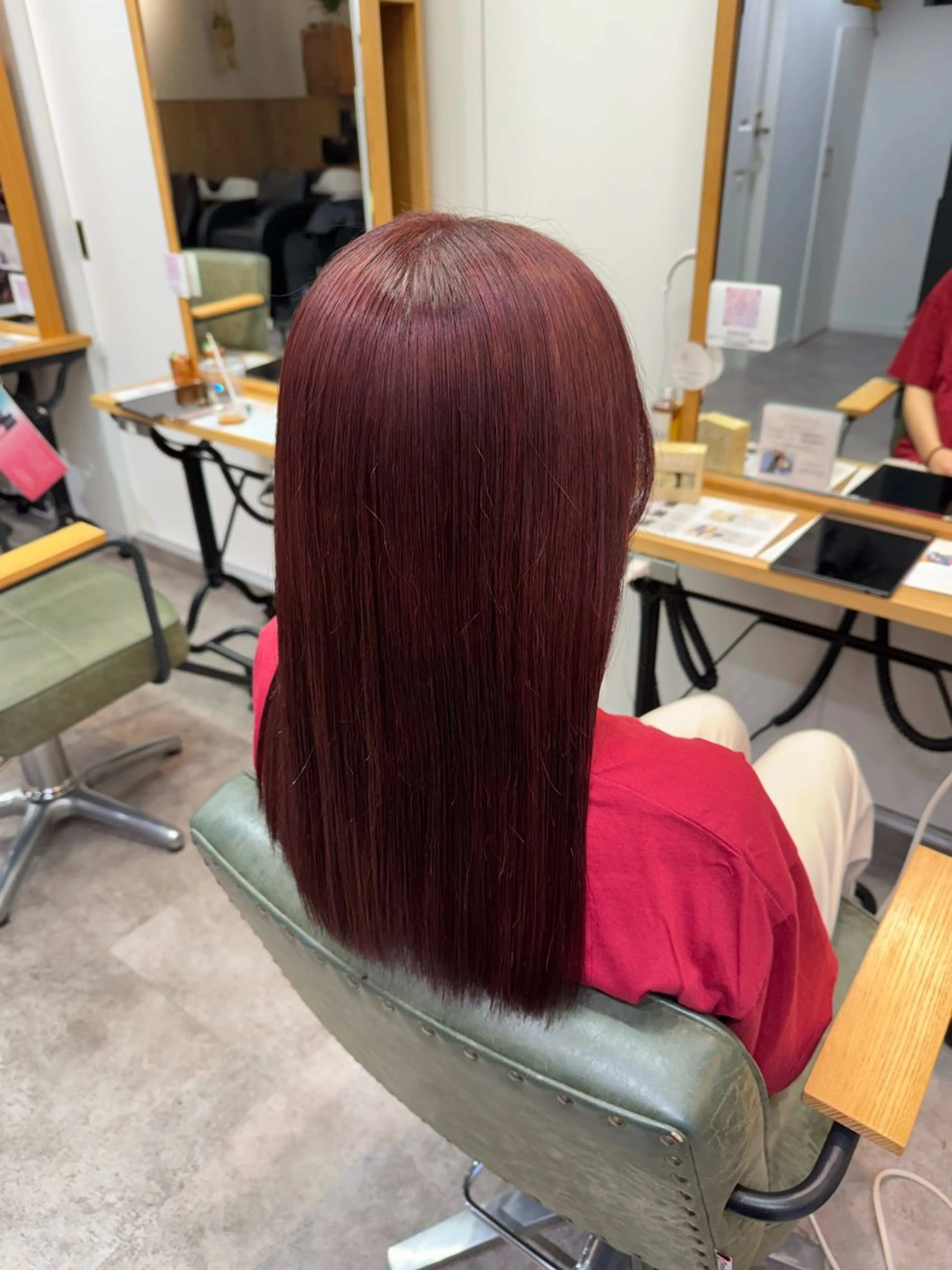 ロング カラー 縮毛矯正/エクステ ヘアアレンジ/ひふみのヘアスタイル