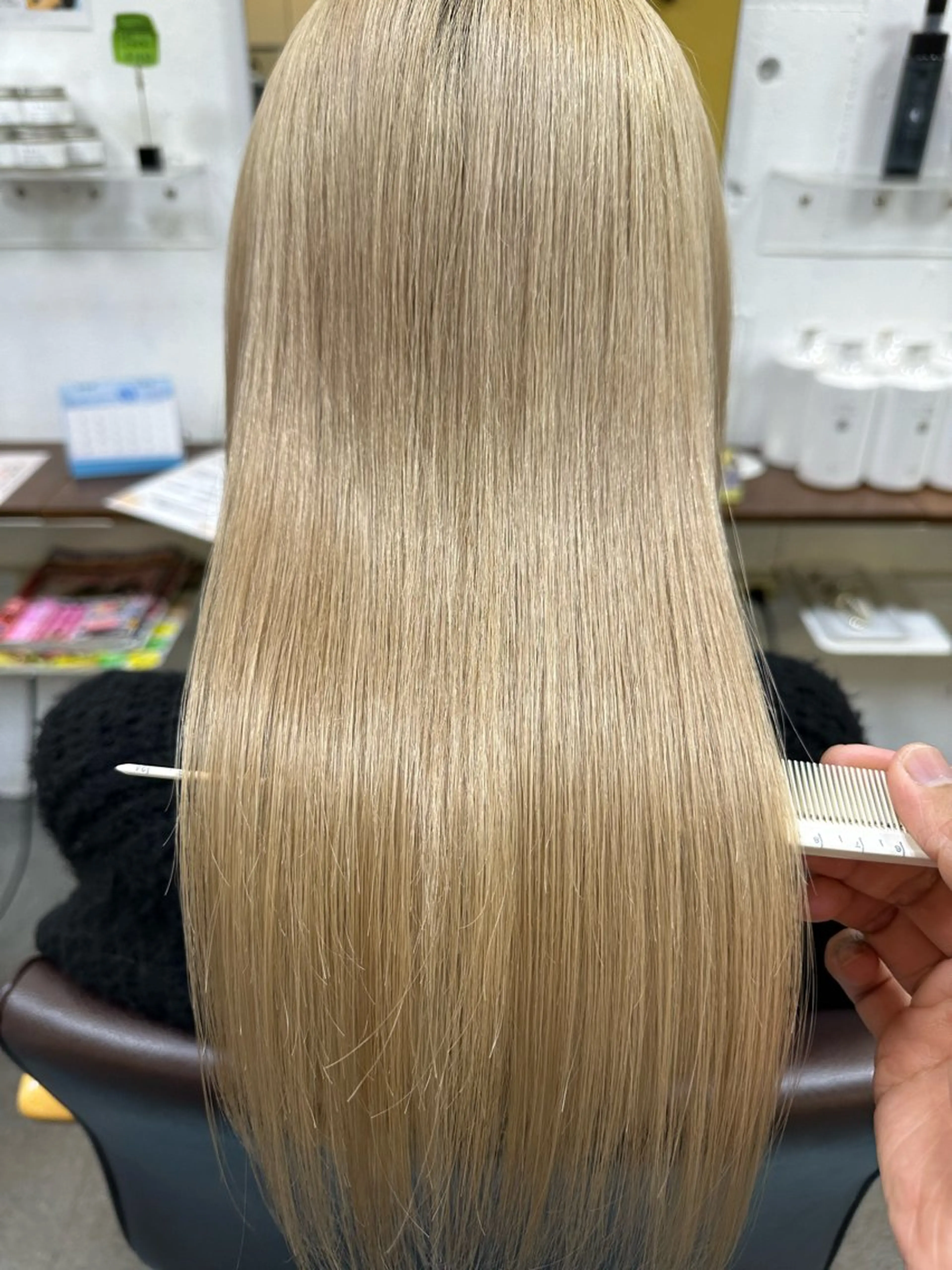 ロング 髪質改善 【髪質改善】に特化 オリーブオイルクラブのヘアスタイル