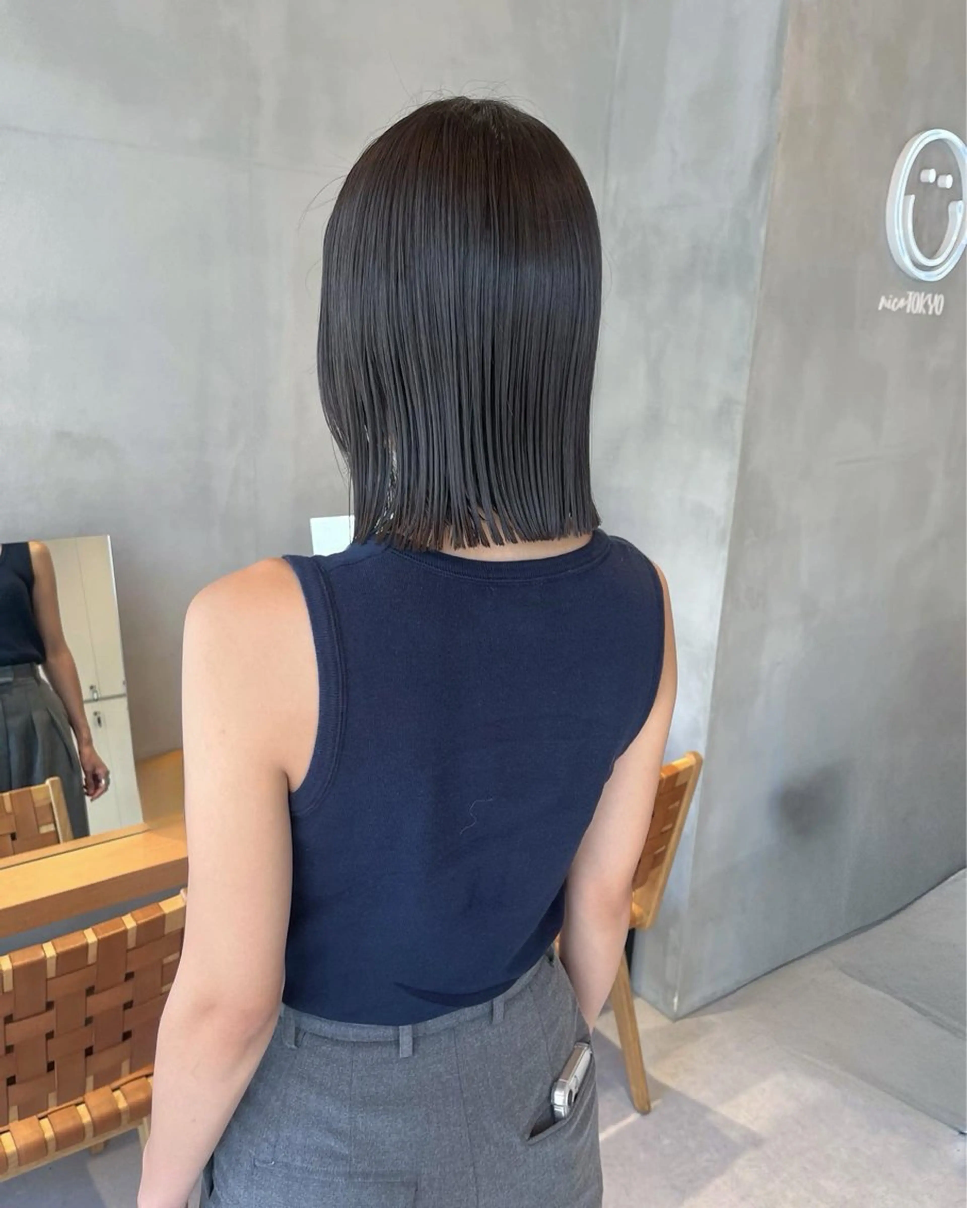 ミディアム カラー カット ヘアカラー トリートメント ボブ&艶髪透明感 カラー♡TOMOE♡のヘアスタイル