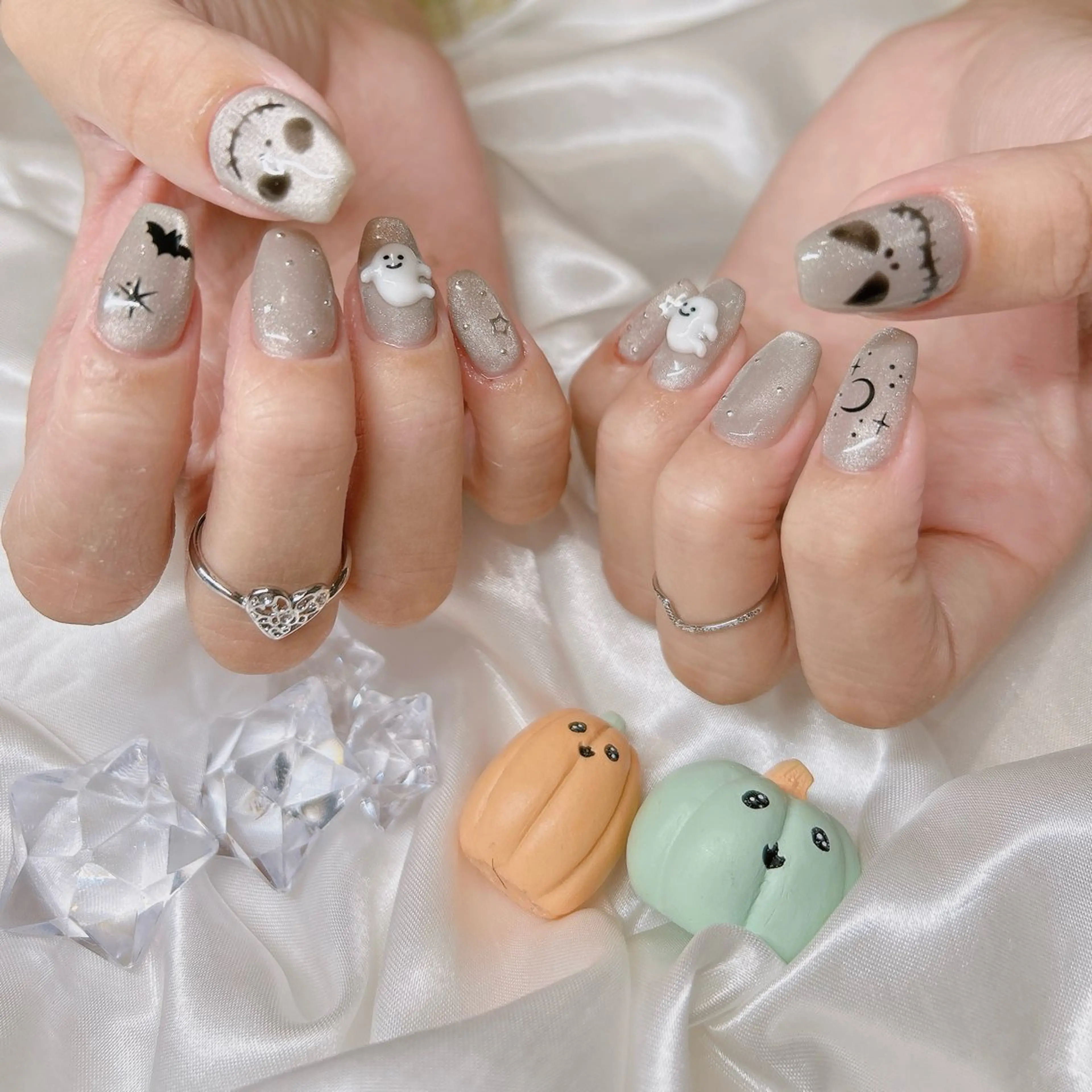 ネイル ハロウィン ハンドネイル junna 金山.東別院.上前津のネイルデザイン