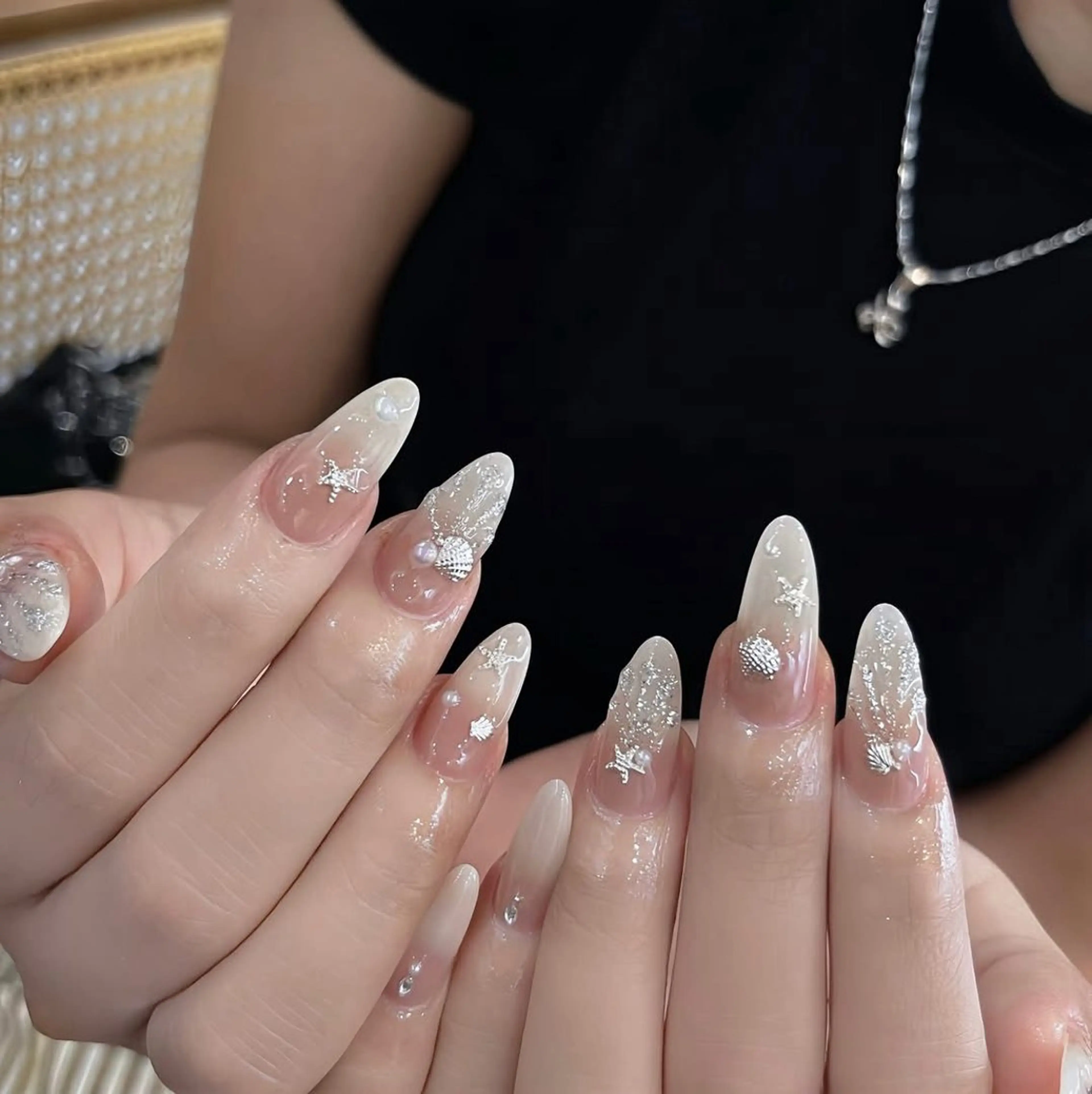 ネイル チークネイル フットネイル フレンチネイル グラデーション 韓国ネイル YUKI NAILのネイルデザイン
