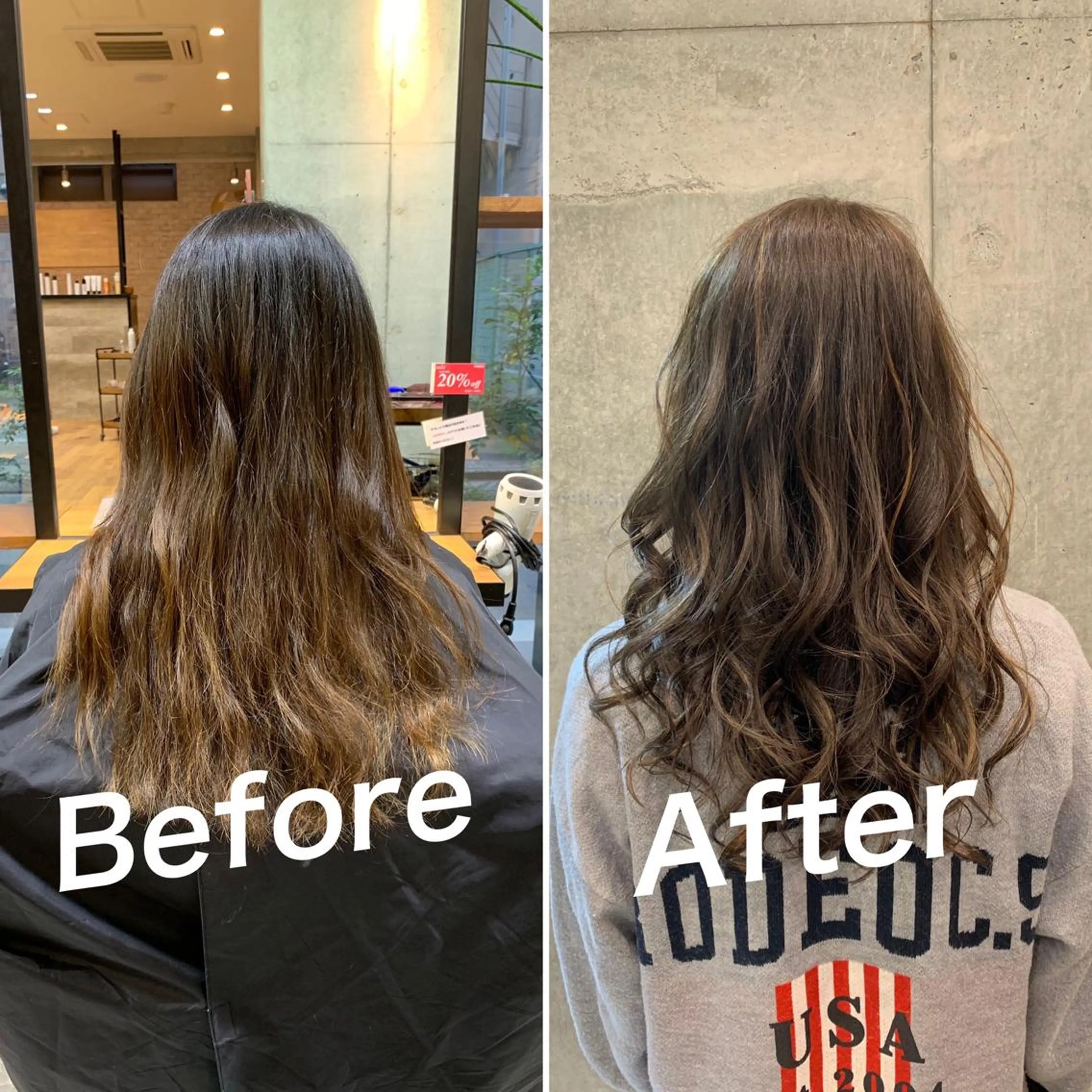 セミロング ヘアカラー 佐瀬竜矢PRIMAL /portのヘアスタイル