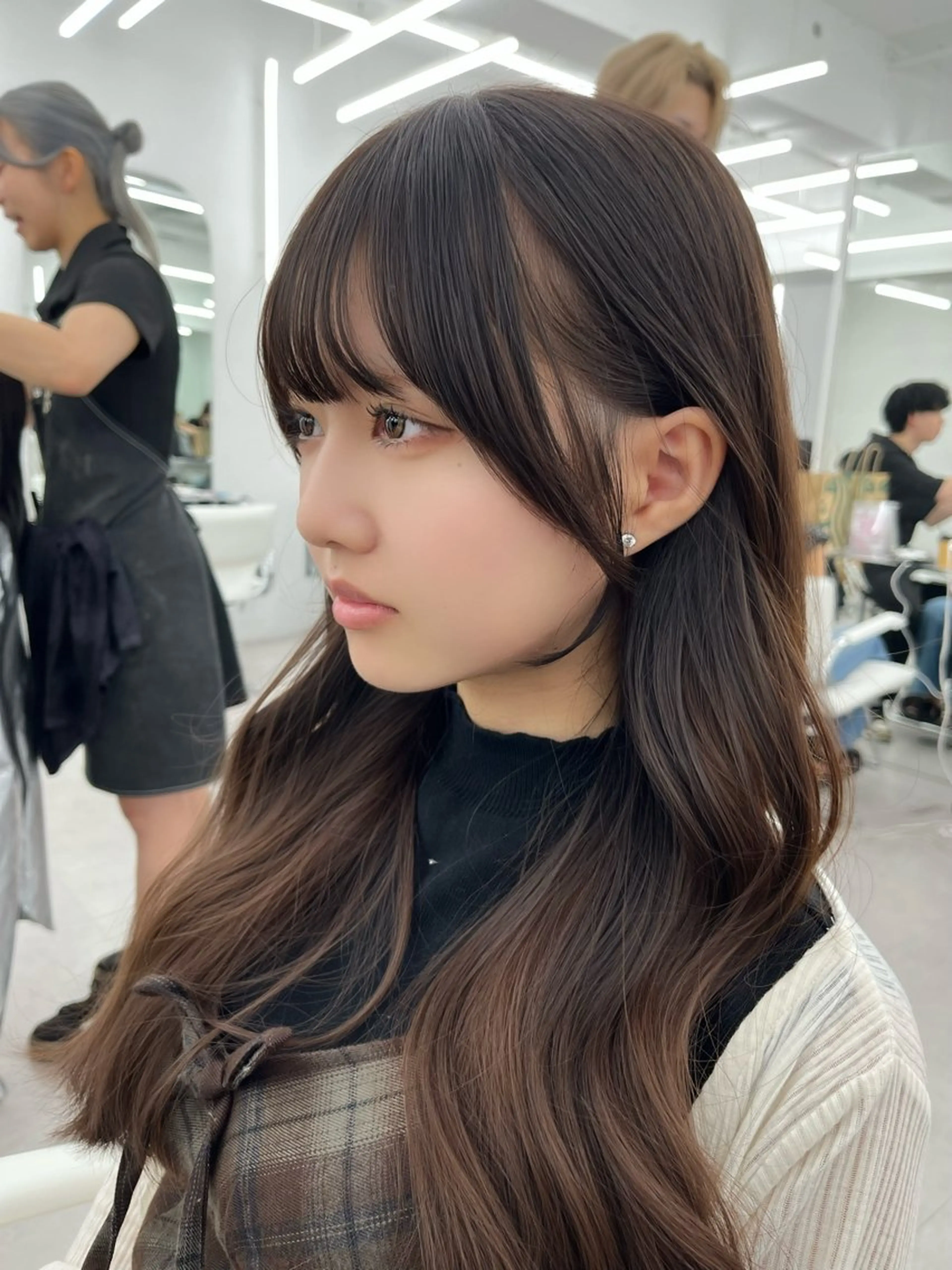 ロング カット ヘアカラー トリートメント レイヤーカット顔周り /アレンジ伊藤彪真のヘアスタイル