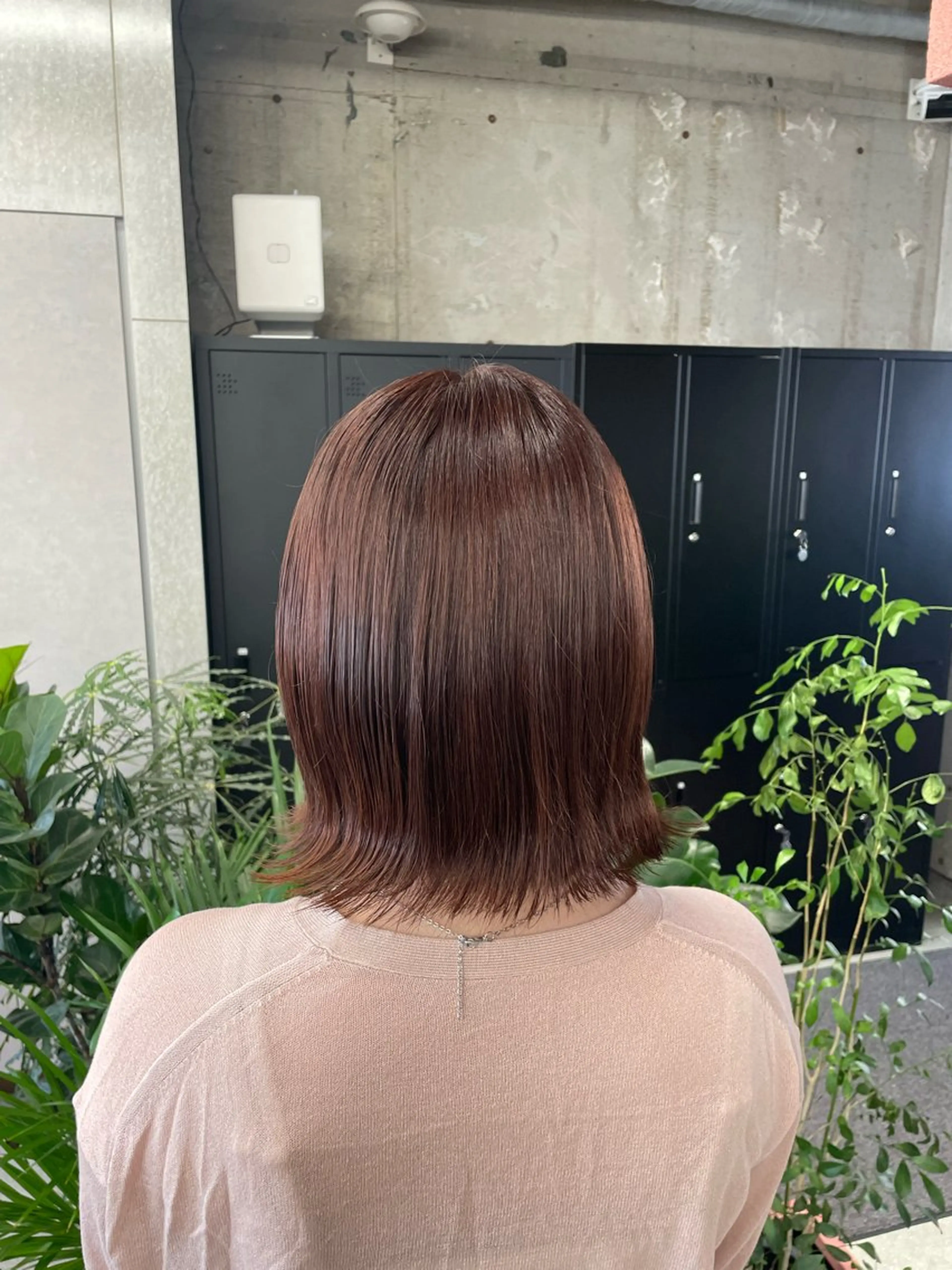 カラー ブラウンカラー ピンクカラー ほらぐち るいのヘアスタイル