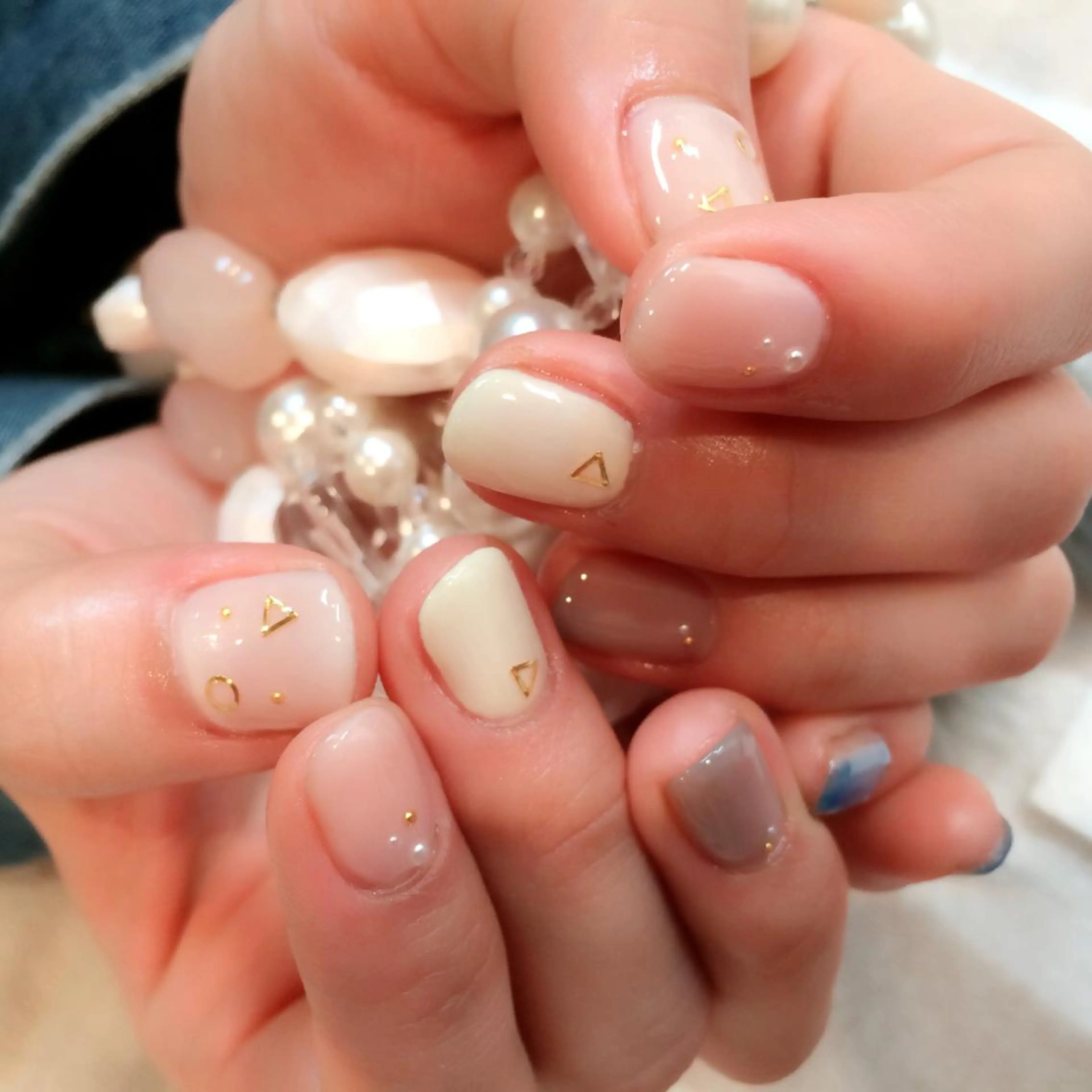 ネイル クリアネイル 成人式 mie_ nailのネイルデザイン