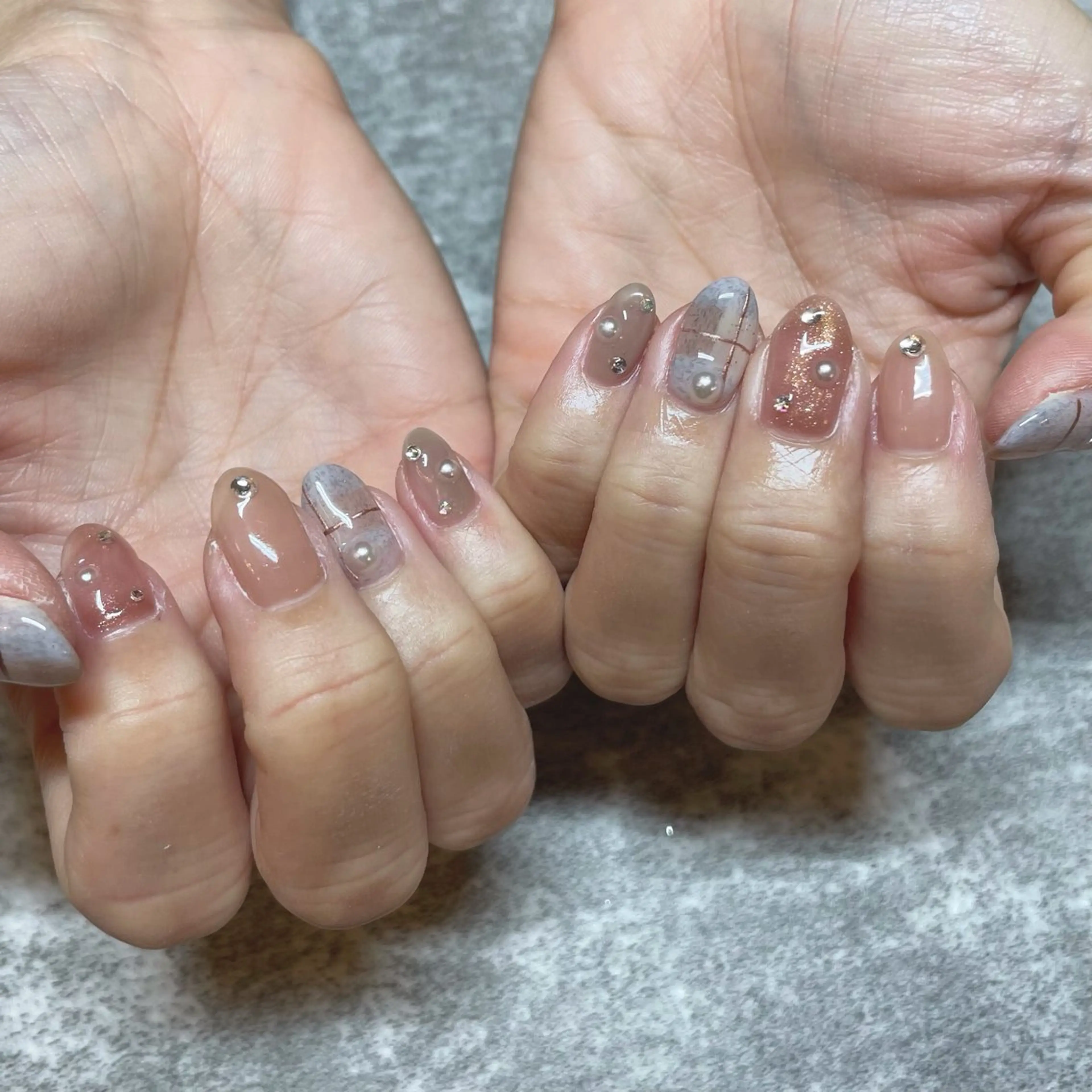 ネイル 冬ネイル 春日井ネイルサロン iroのネイルデザイン