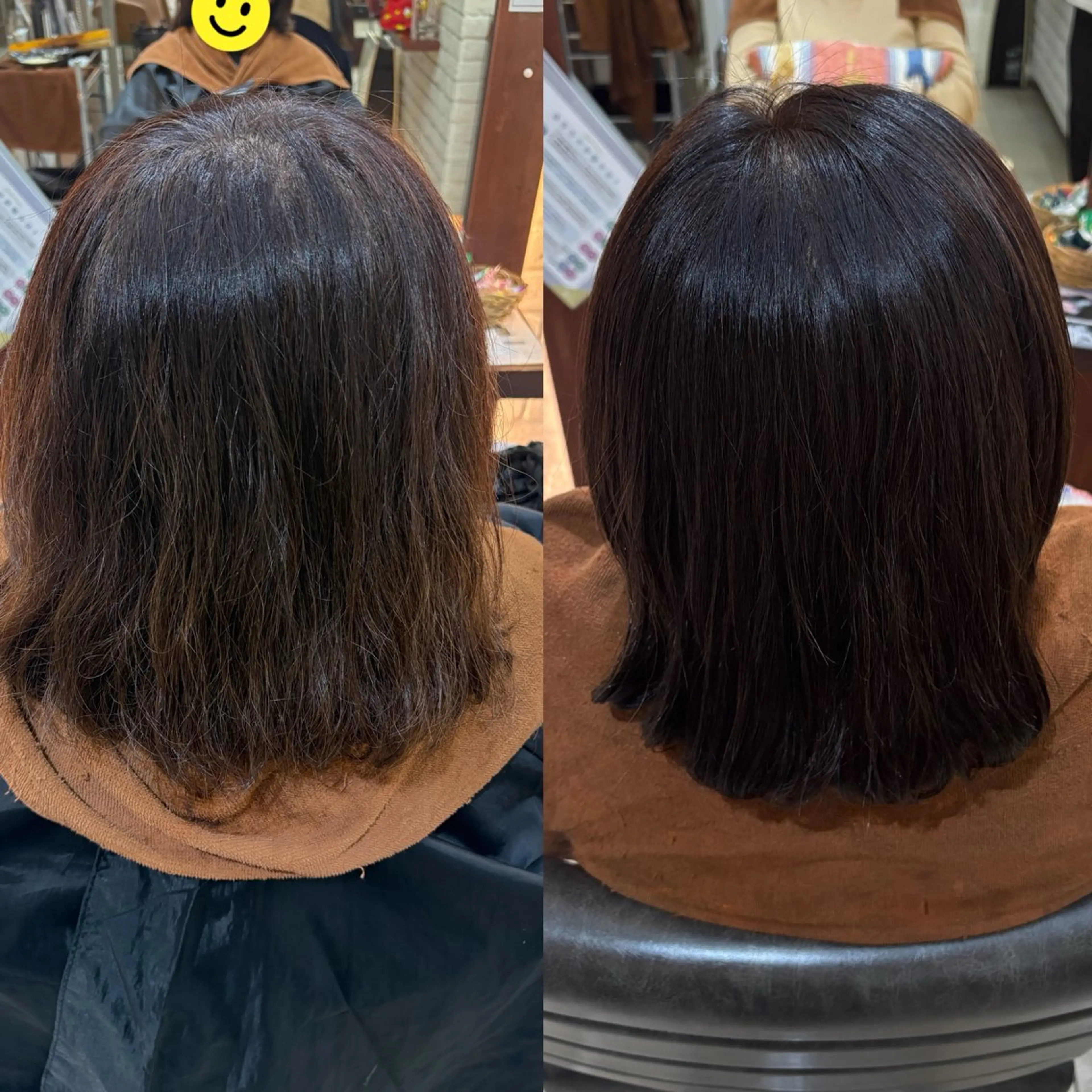 ミディアム ヘアカラー マツヤマ アミンのヘアスタイル