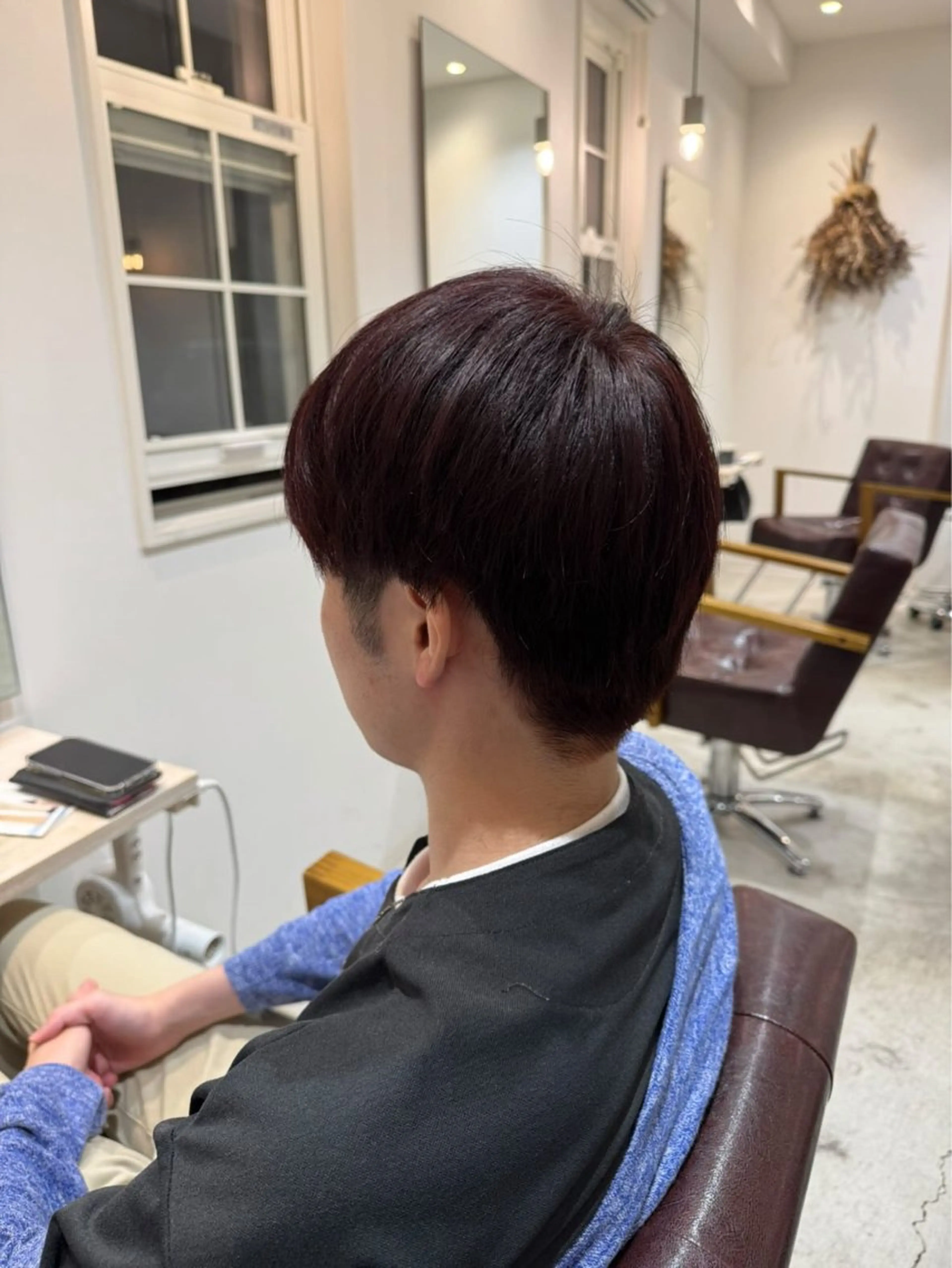 カラー メンズ メンズハイライト 透明感カラー ハイライトカラー 髪質改善 ヘアカラー ukyo/カラー/ ブリーチ/ハイライトのヘアスタイル