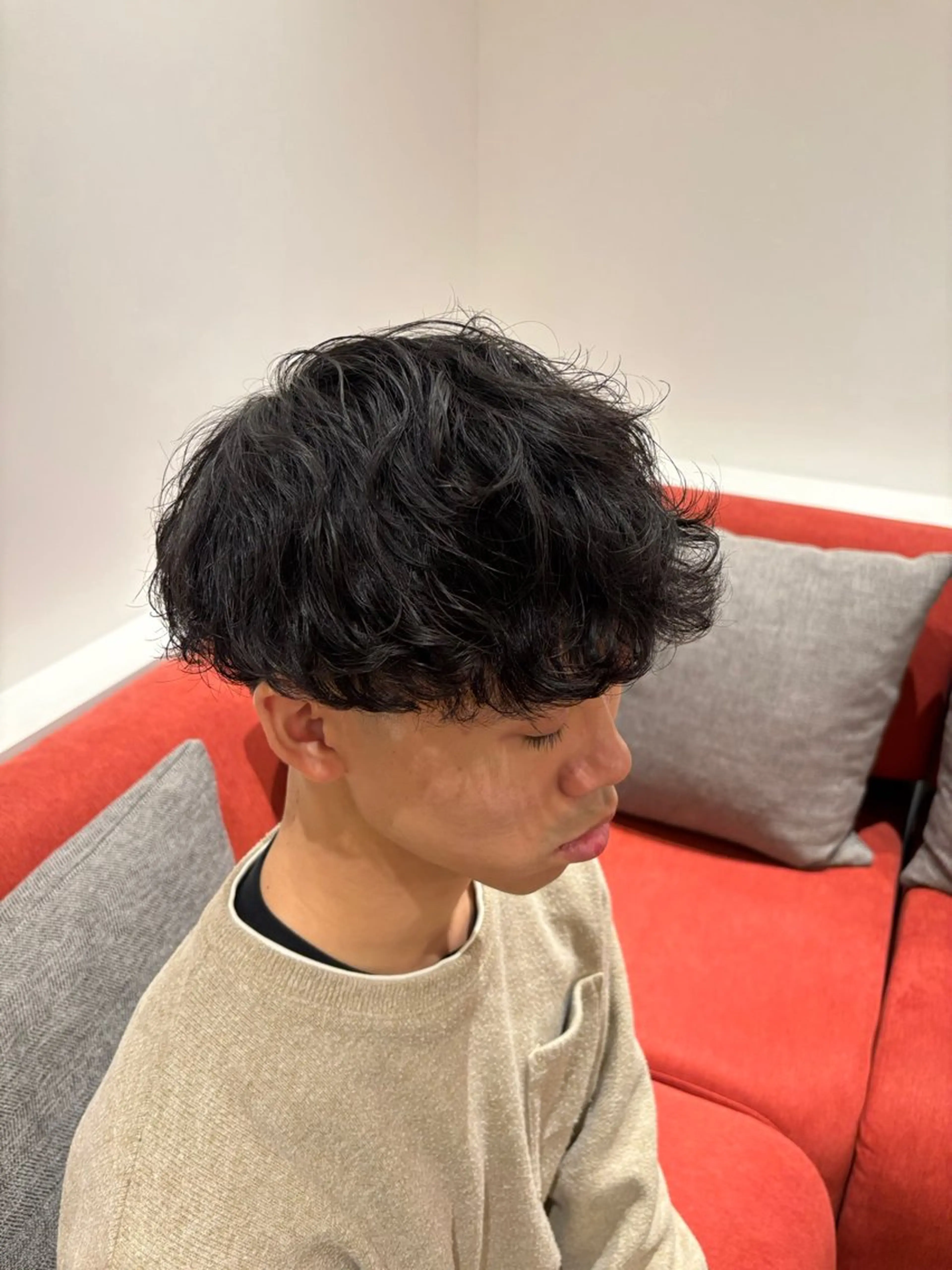 メンズカット➕パーマの写真