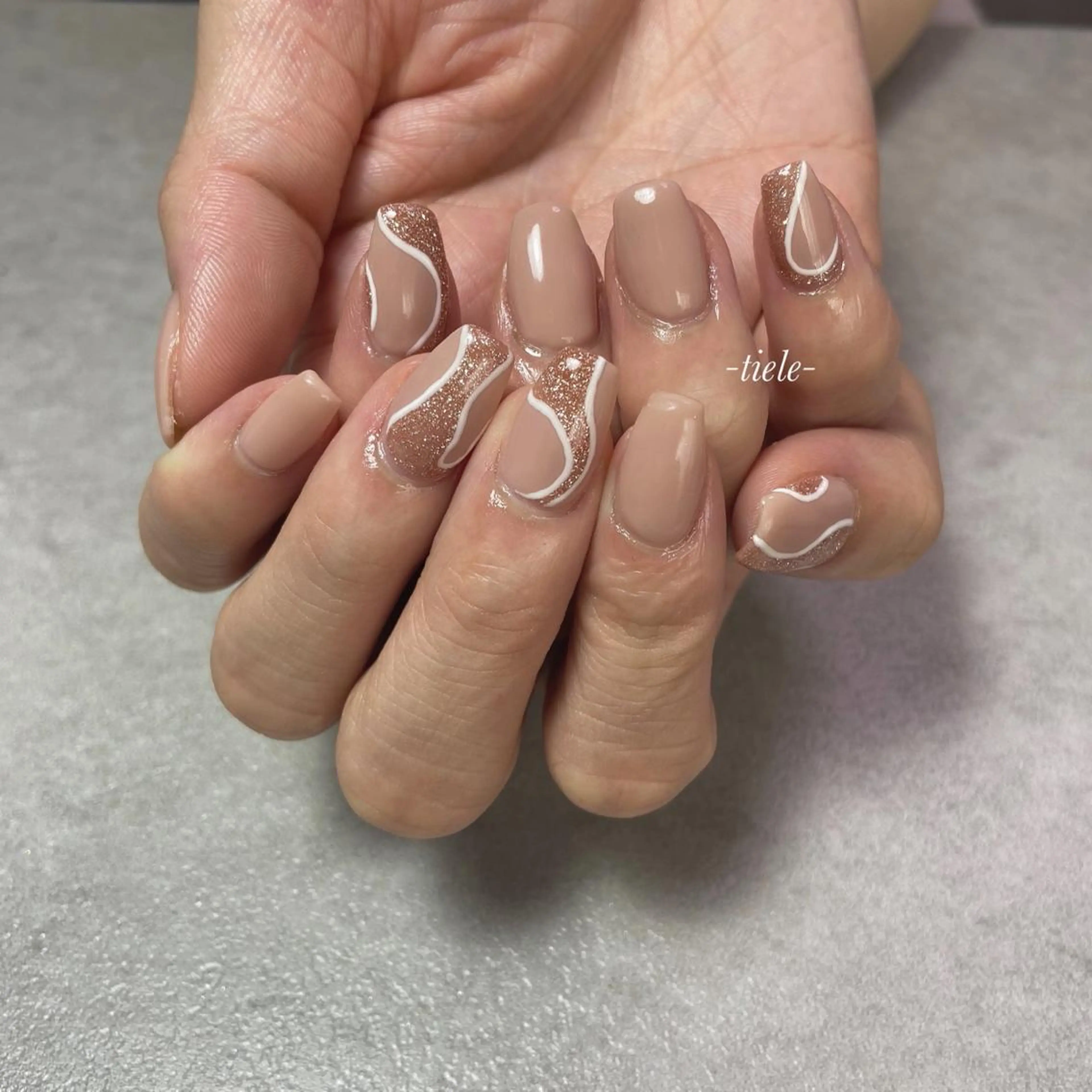 ネイル ハンドネイル tiele nailのネイルデザイン