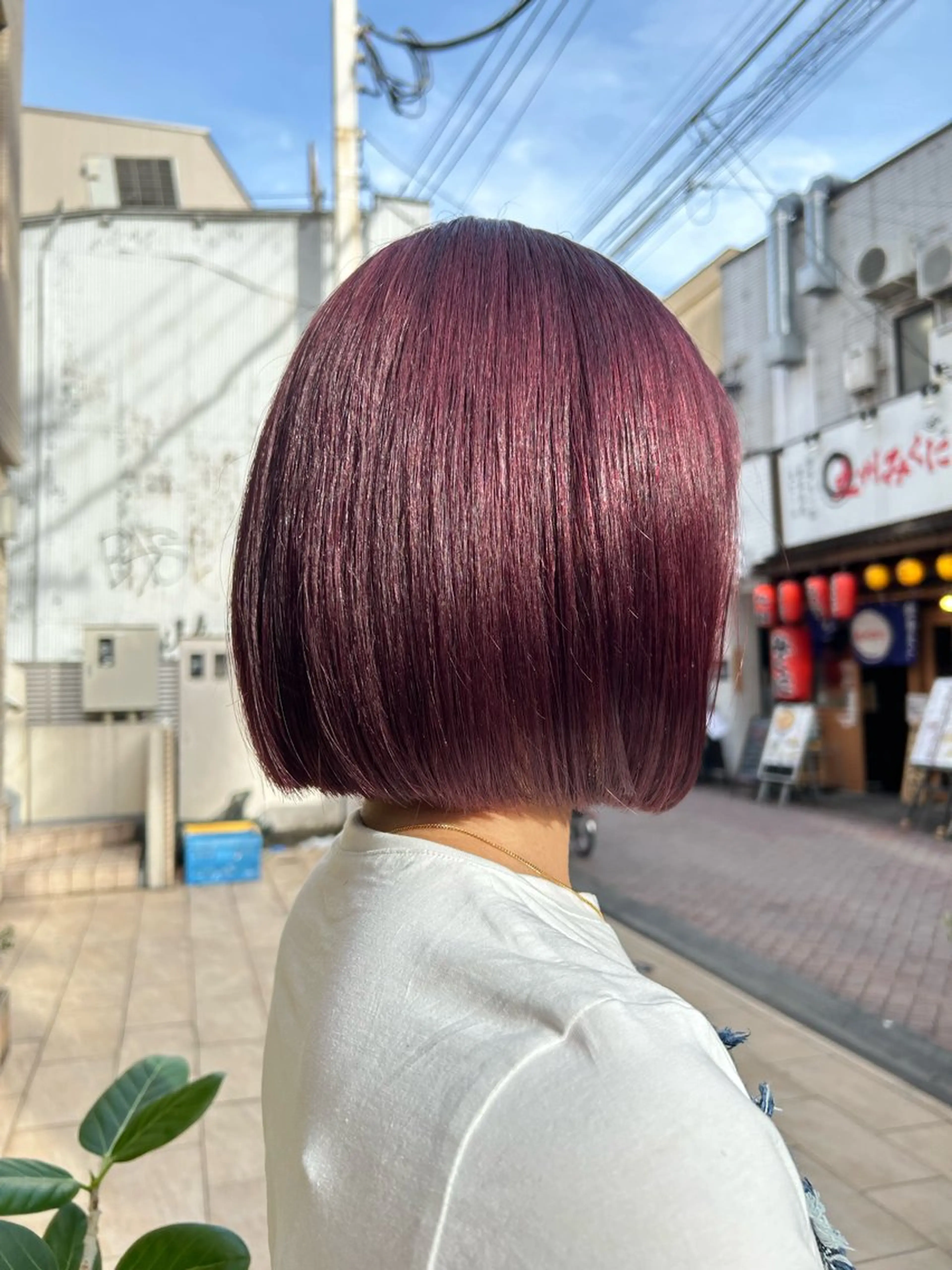 ショート カラー 🦖ミニボブ/ボブ /MOEKA🦕のヘアスタイル