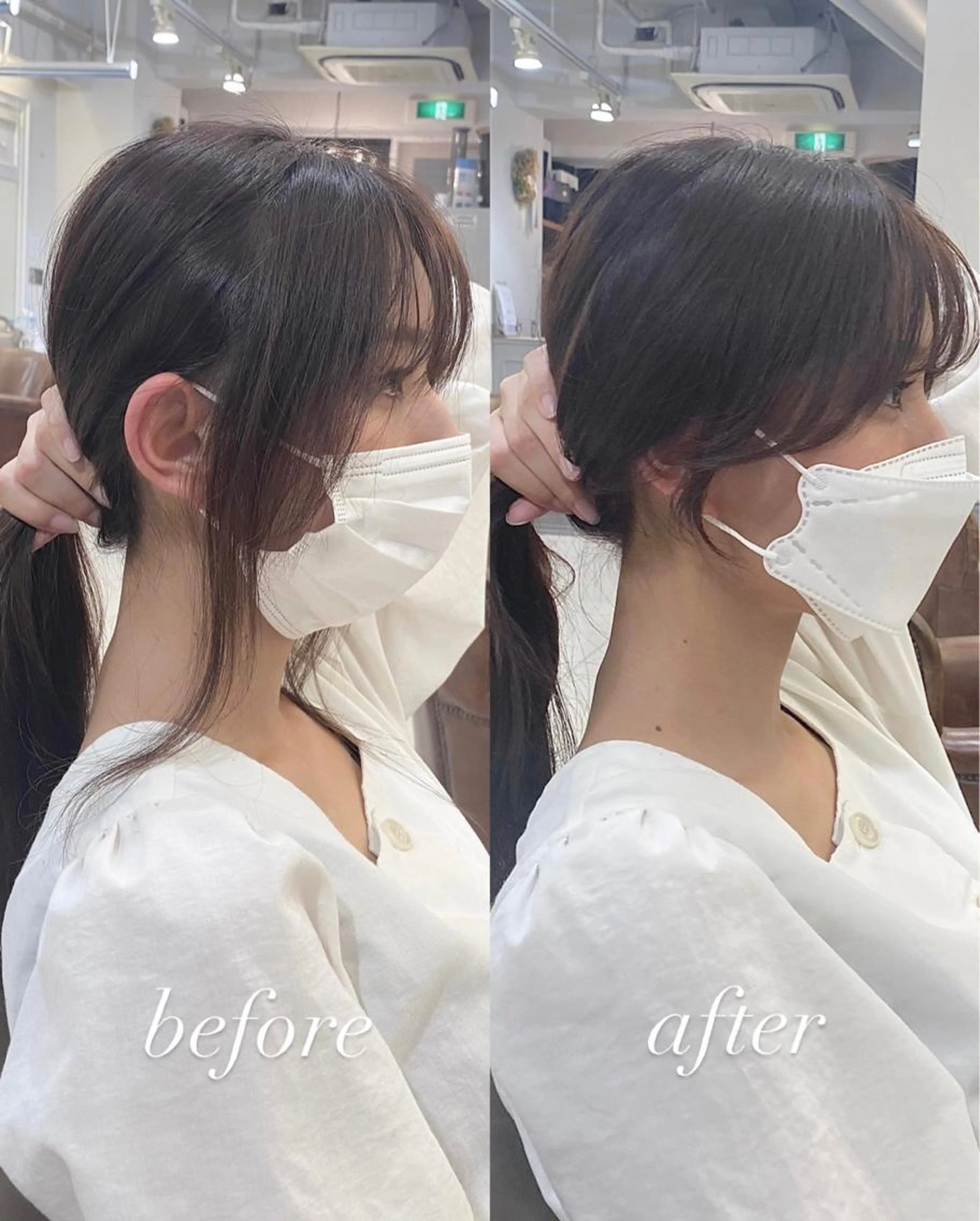 【結んでも可愛い🎀】カット＋オージュア4stepトリートメント🕊の写真