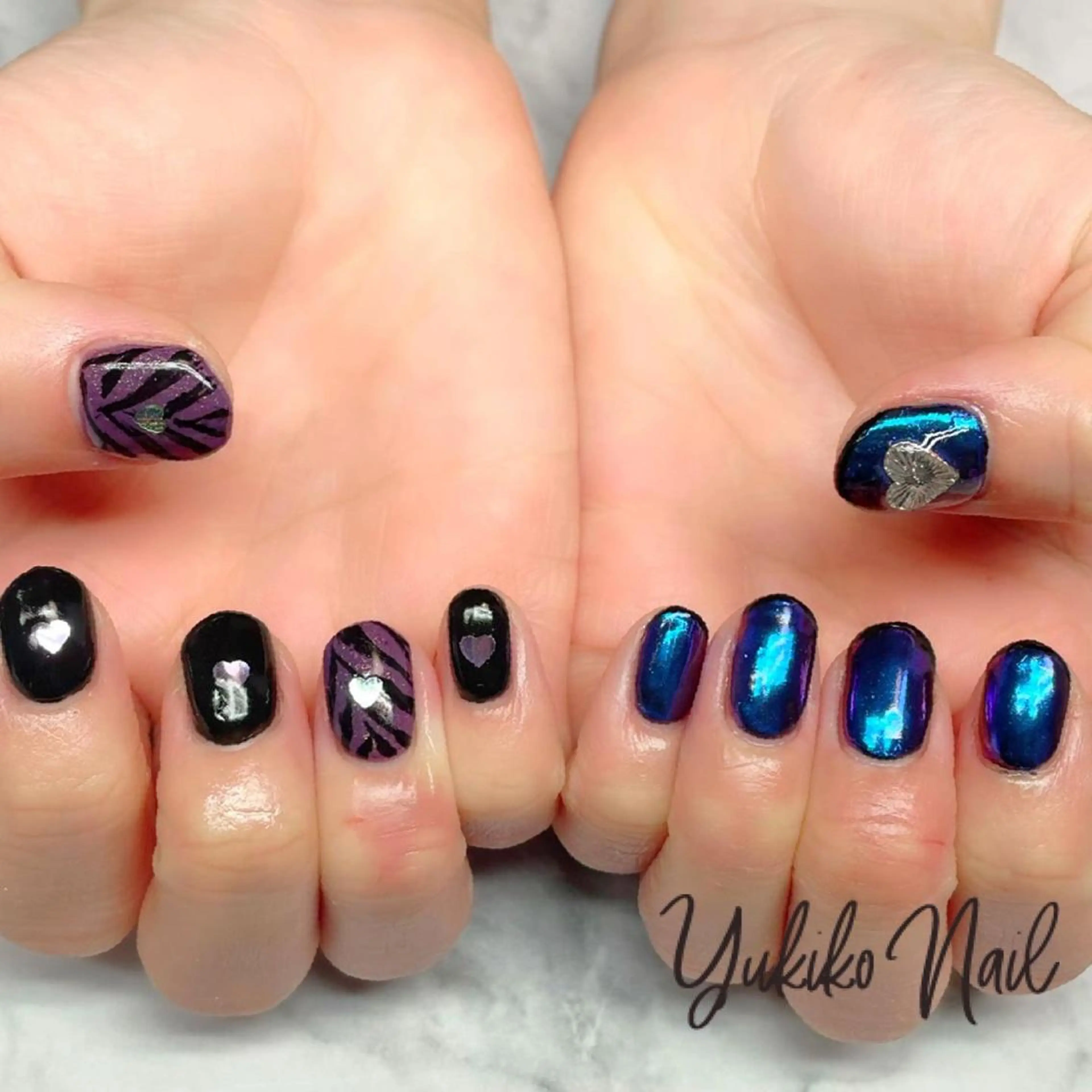 ネイル 持ち込み ハンドネイル ユキコ ネイルのネイルデザイン