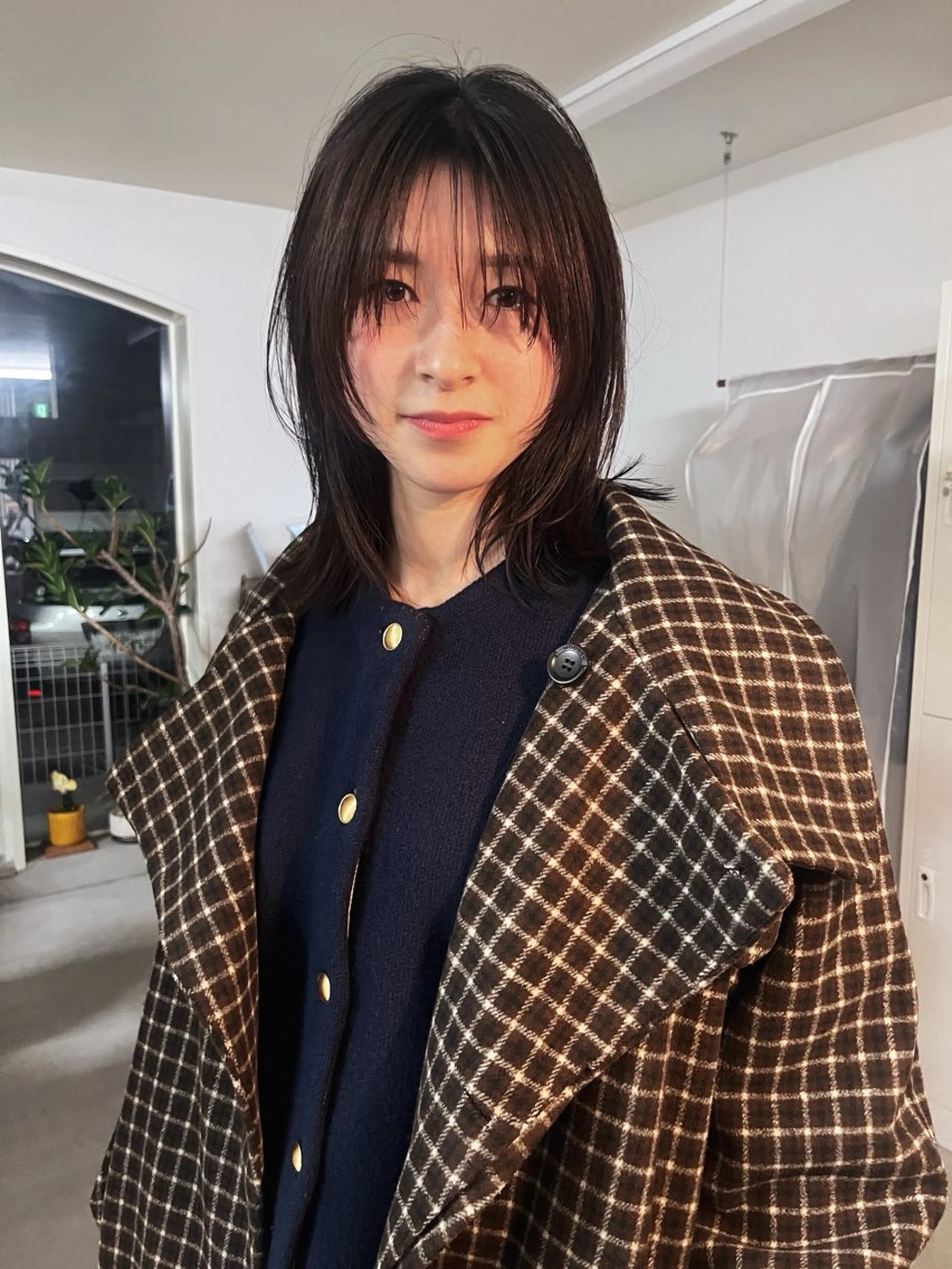 ロング レイヤーカット ロング メンズハイトーン/栄 /イトウタケルのヘアスタイル