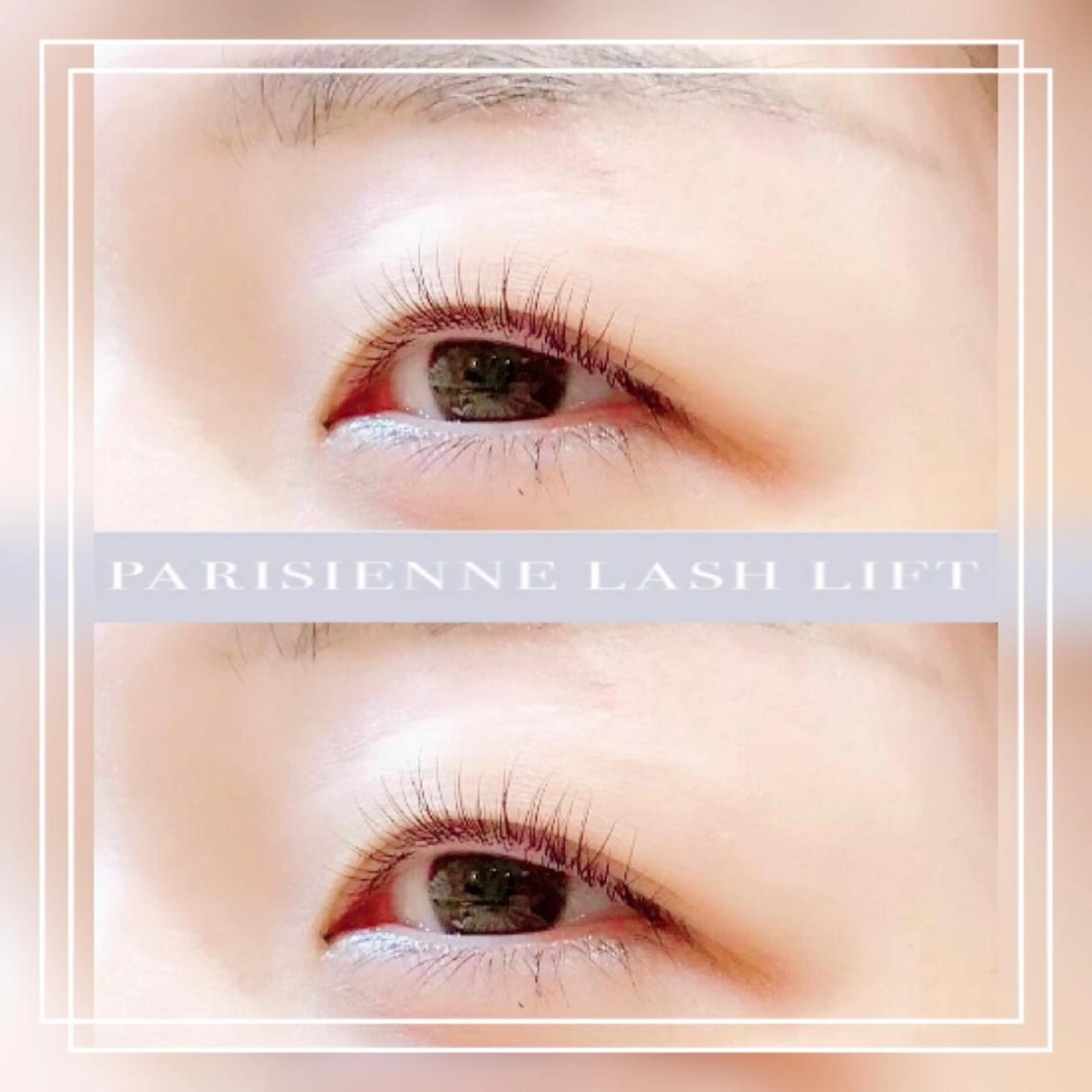 マツエク・マツパ パリジェンヌラッシュリフト 一重×まつ毛パーマ マツパ eyelash presh yukaのマツエク・マツパデザイン