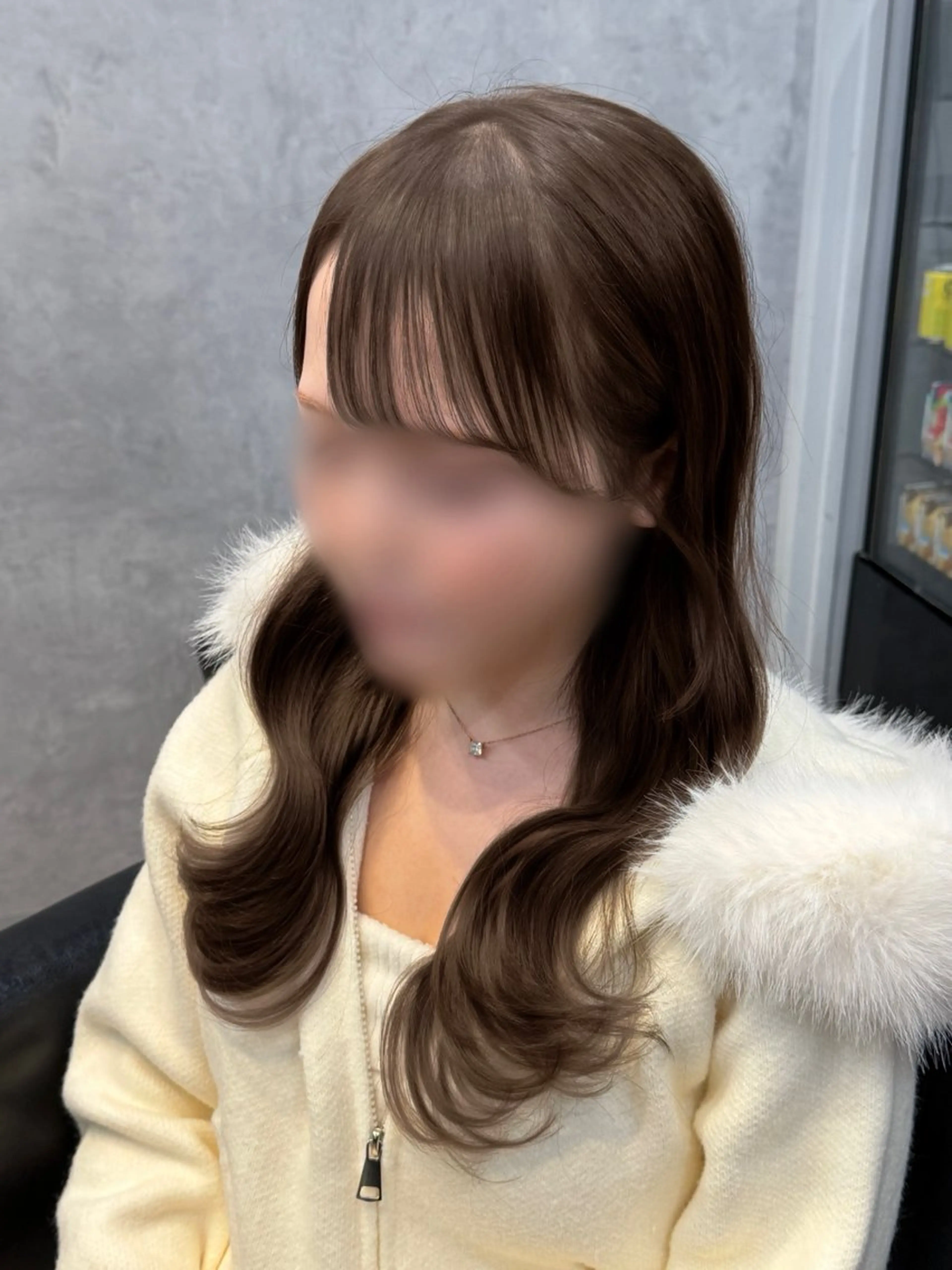ミディアム プルエクステ エクステ エクステ Fi-Ne原宿/プル エク指名No.1そらのヘアスタイル