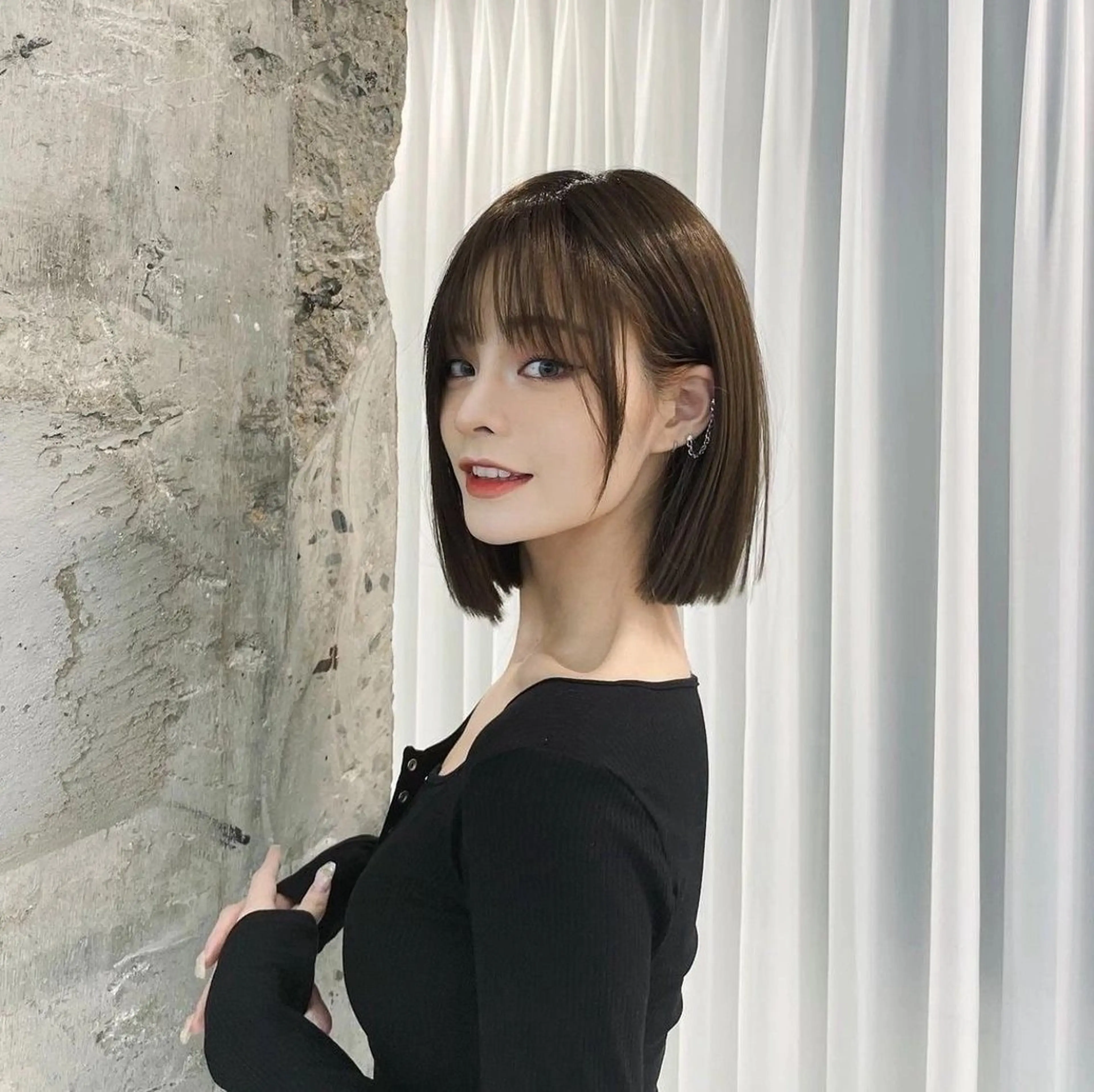 ショート 海野翔吾🇨🇳 ワンホンレイヤーのヘアスタイル