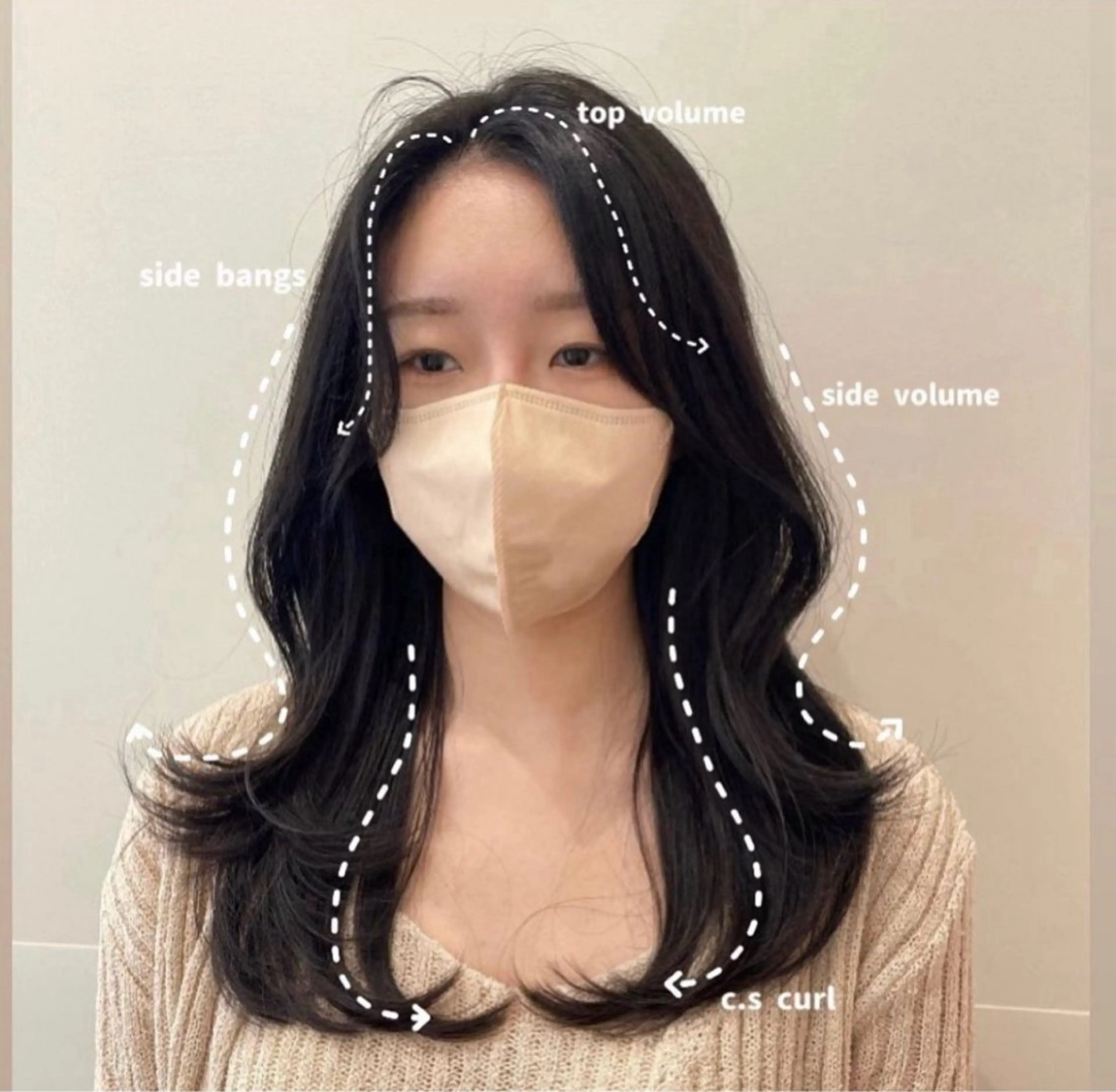 セミロング 韓国風ヘア レイヤーカット カット ヘアカラー トリートメント ❤︎︎韓国ヘア❤︎︎ 𝑺𝒉𝒊𝒉𝒐のヘアスタイル