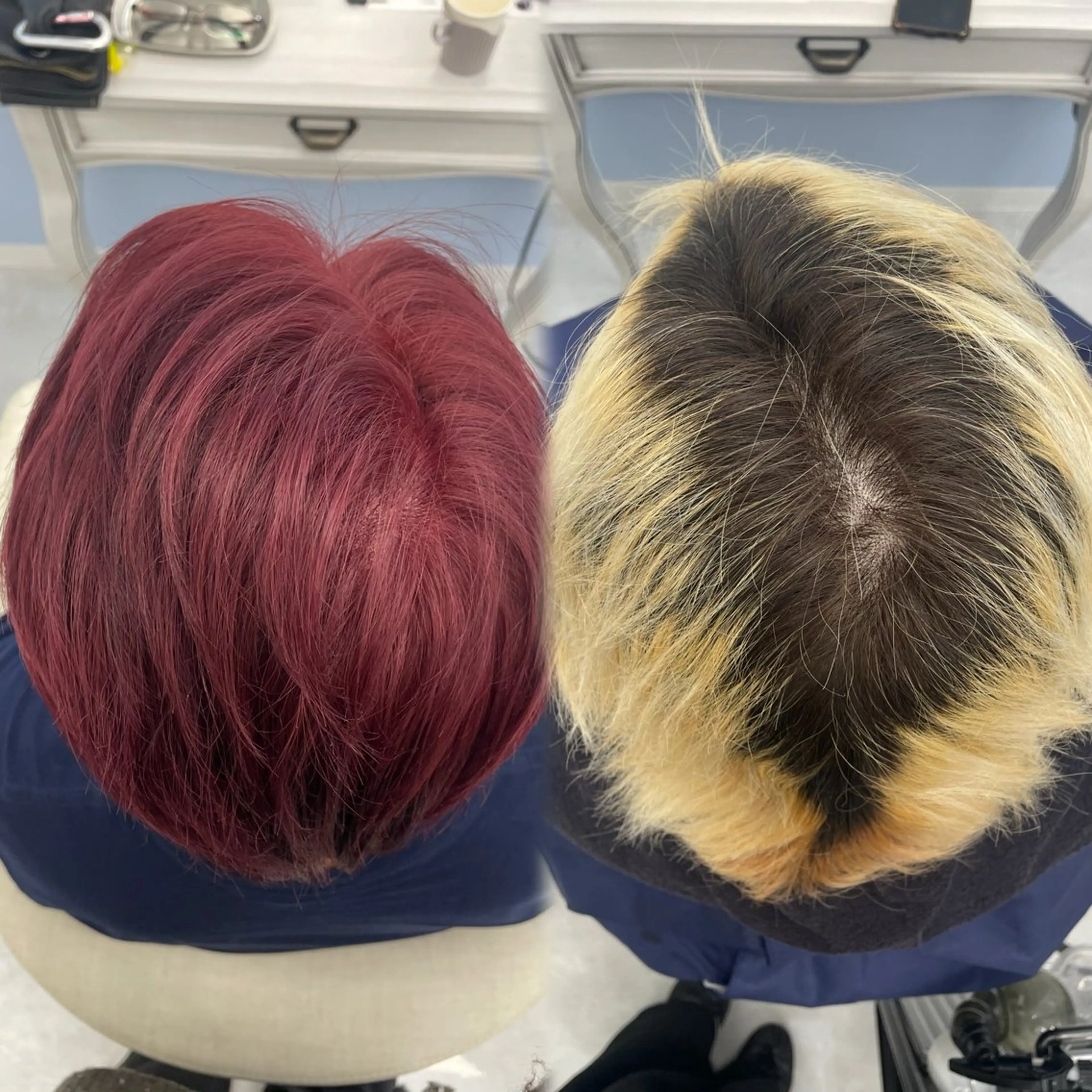 ショート カラー ブリーチ レッドカラー カット ヘアカラー 髪質改善矯正/カラー /吉祥寺 mariのヘアスタイル