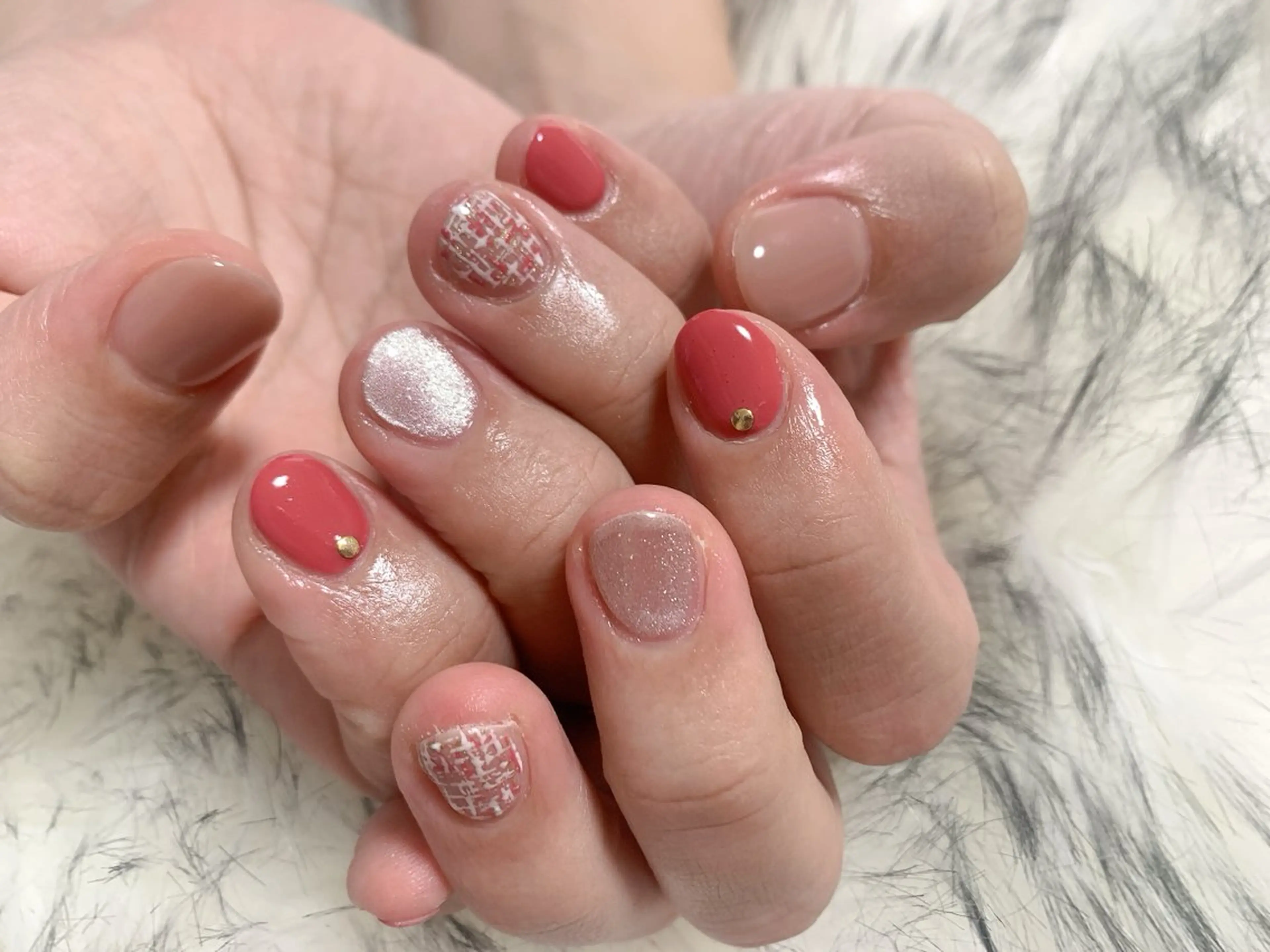 ネイル ジェルネイル 韓国ネイル メンズネイル ワンカラーネイル パラジェル kiki nail たまプラーザのネイルデザイン