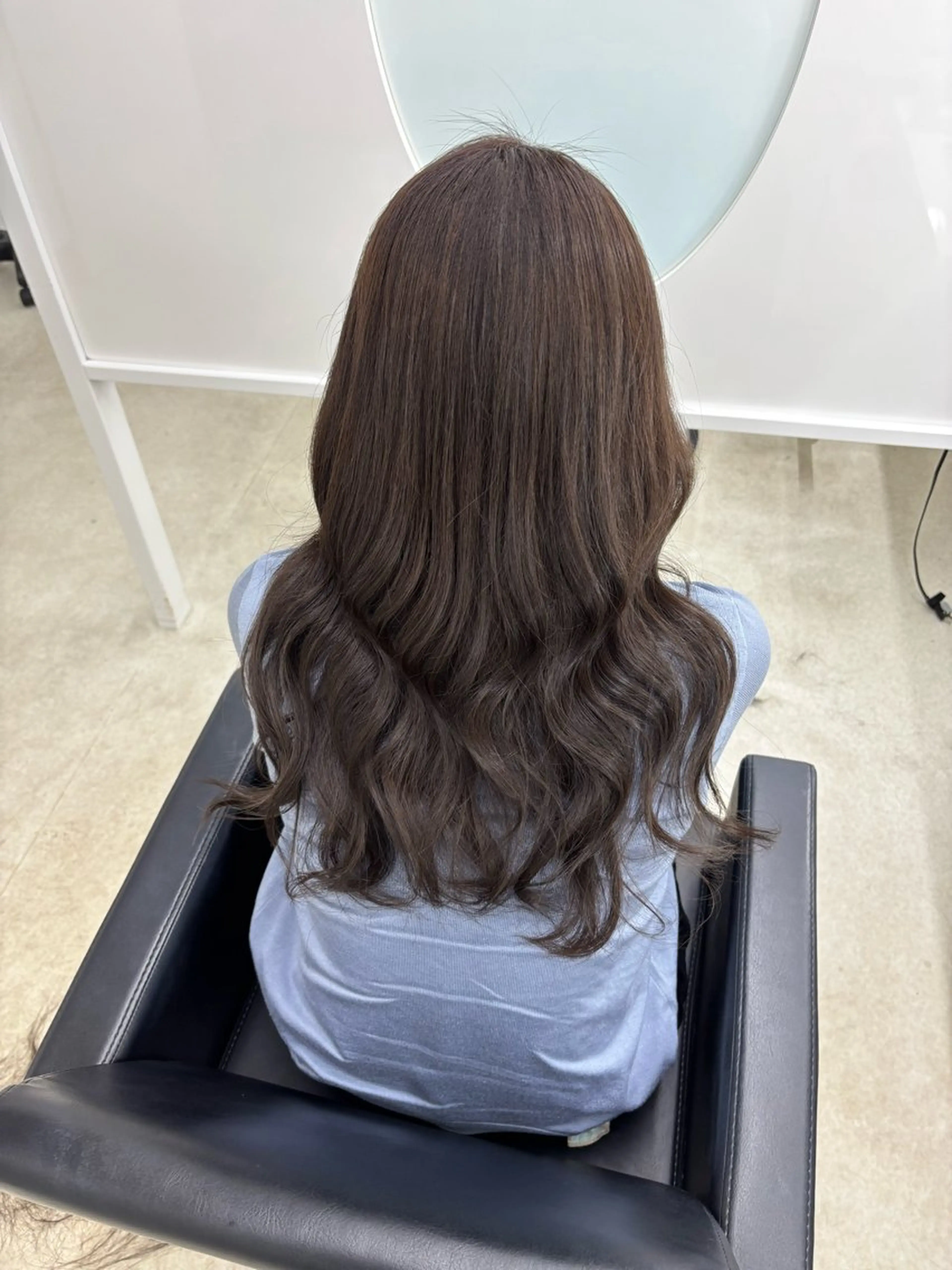 ロング カラー カット ヘアカラー トリートメント 冨木 雄斗のヘアスタイル