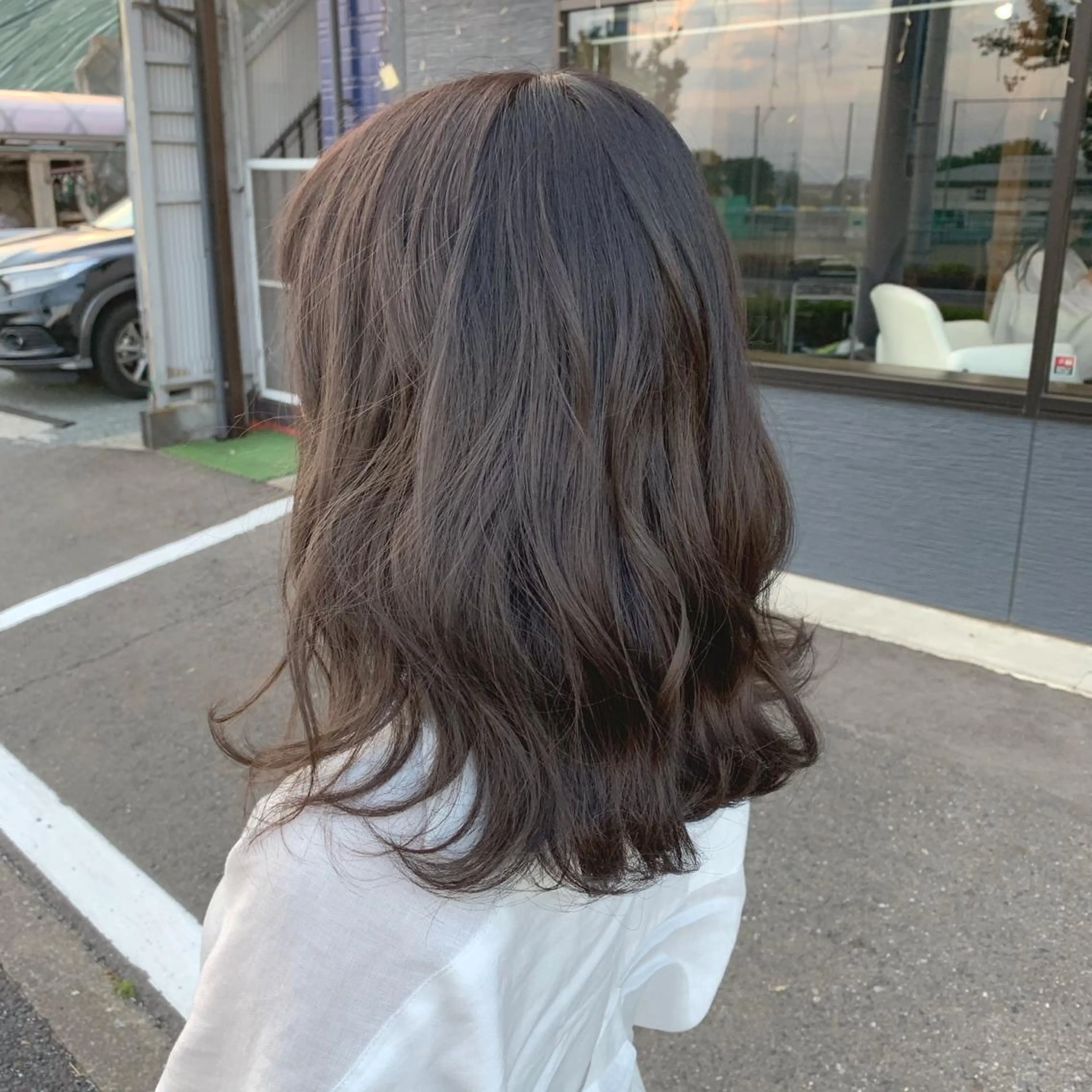 セミロング 平田 広大のヘアスタイル