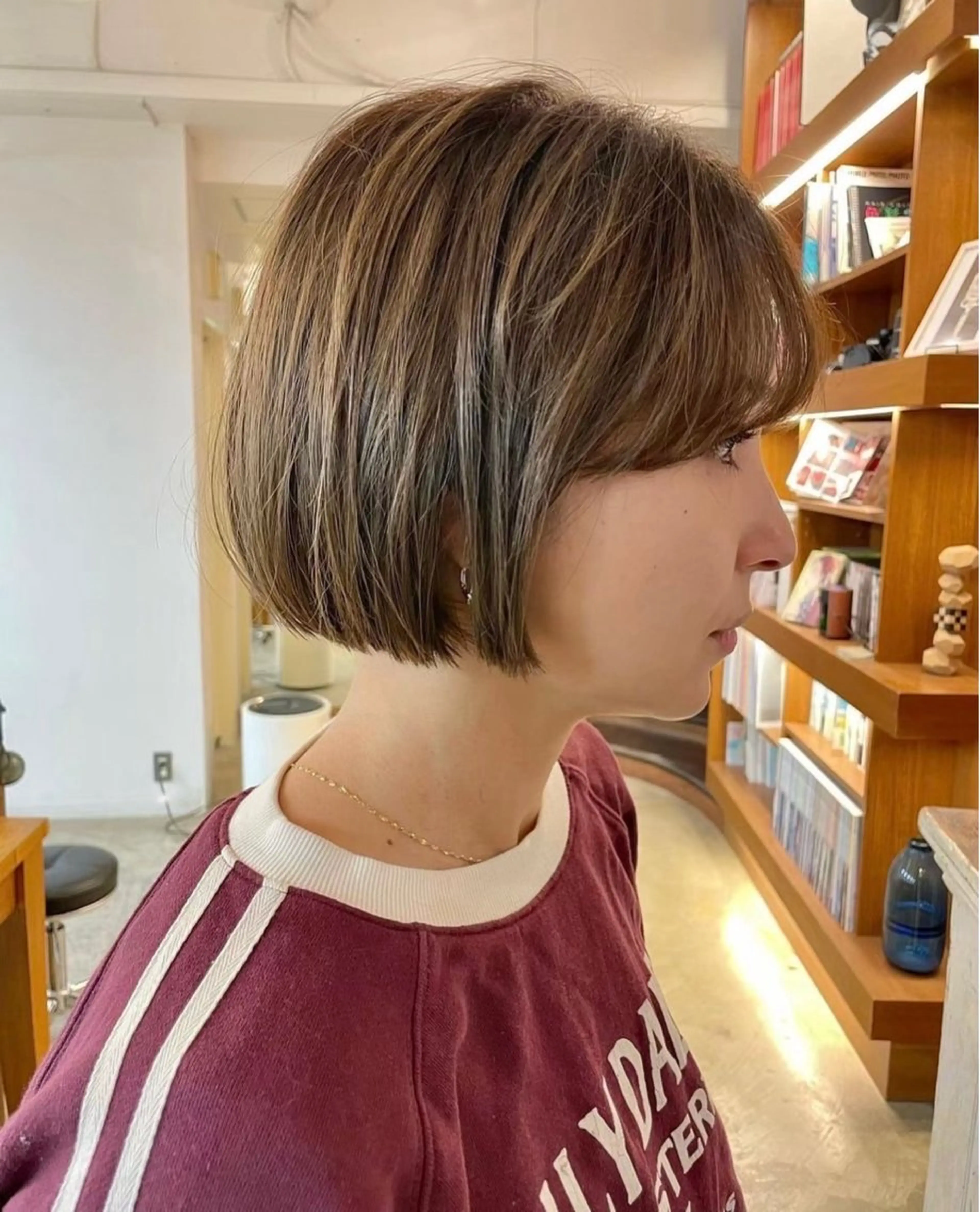 ショート 山崎 彩音のヘアスタイル