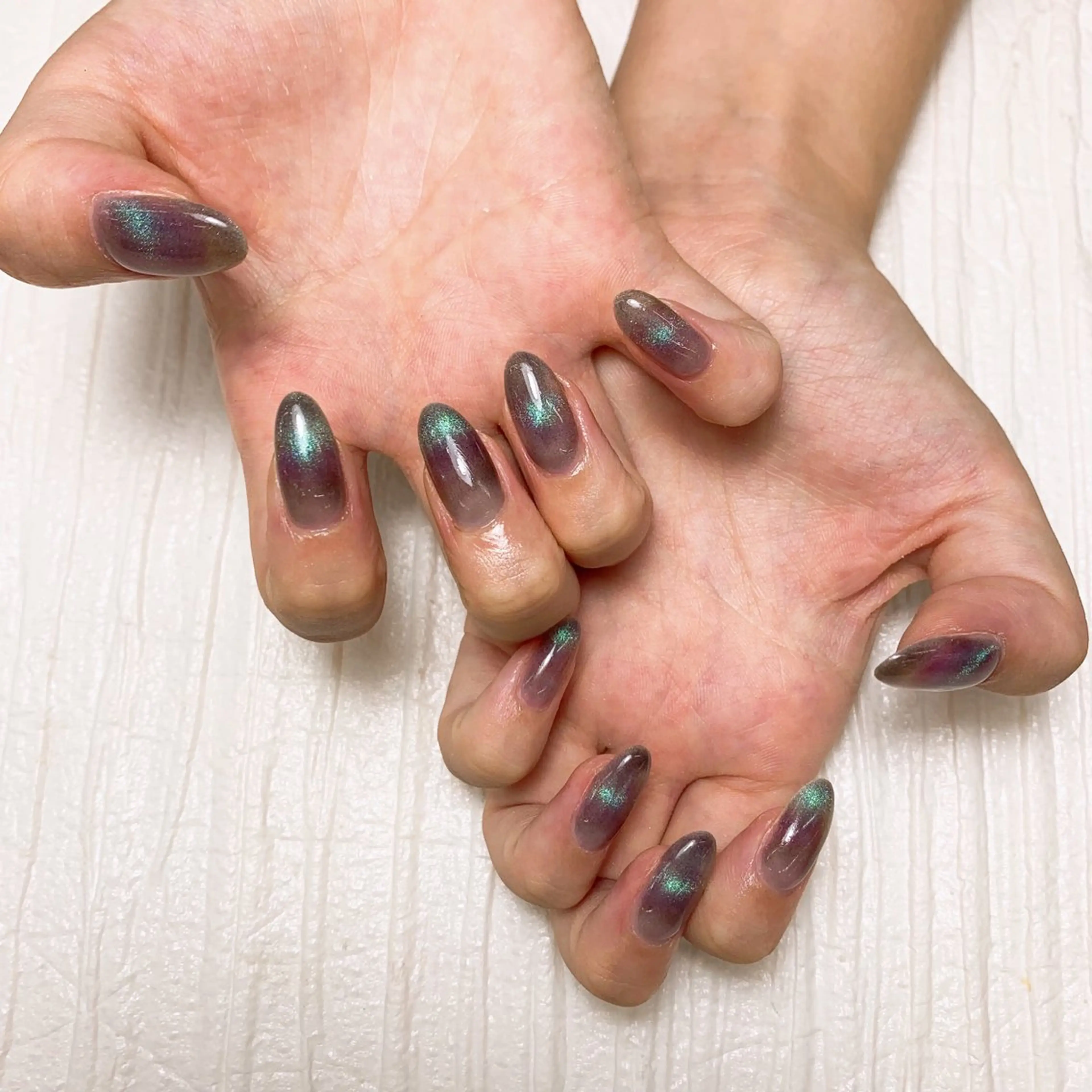 ネイル クリアネイル マグネットネイル ⭐︎休業中の練習⭐︎ JNA認定講師髙橋のネイルデザイン