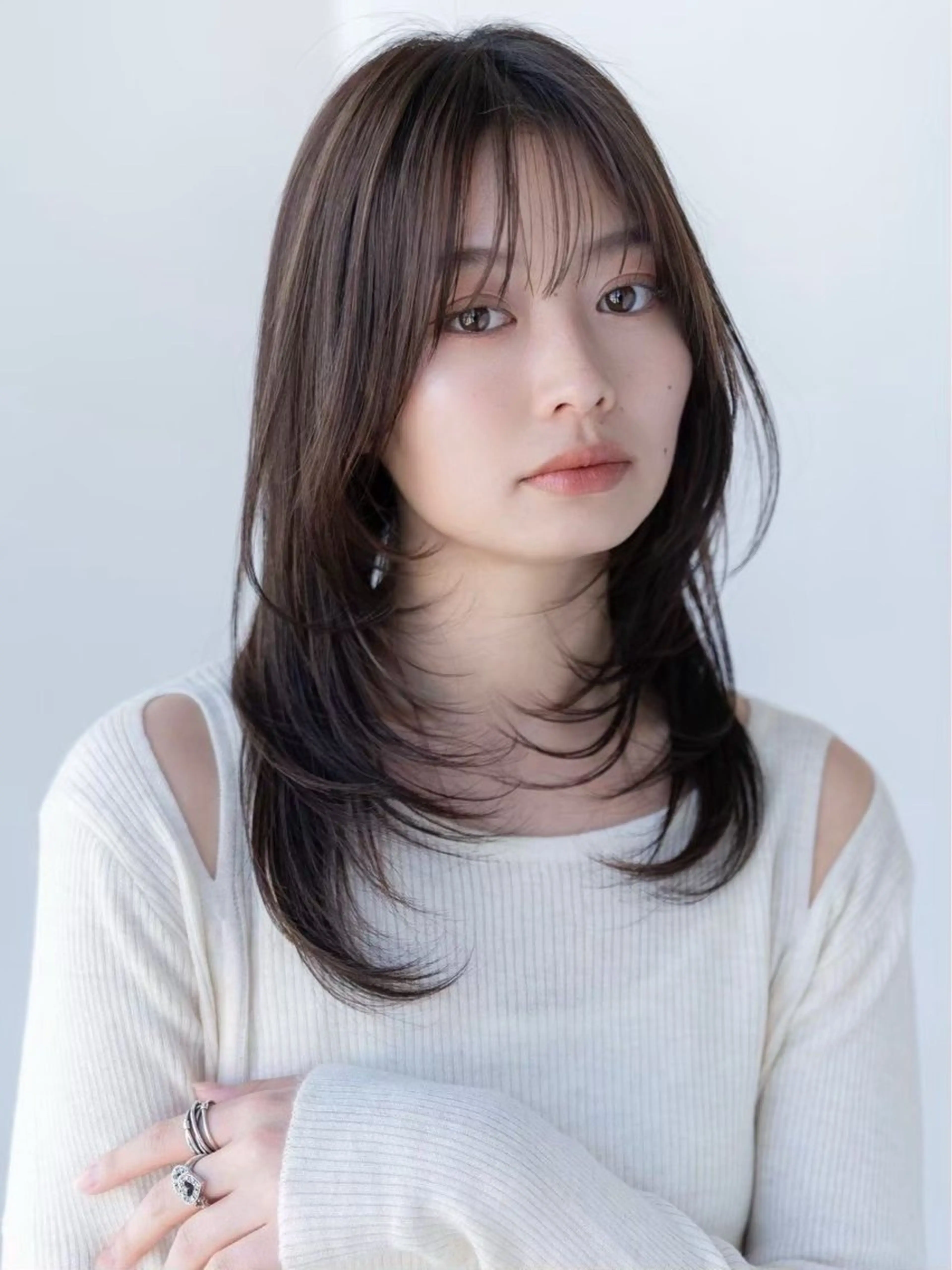 セミロング カット トリートメント ヘッドスパ ヘアセット 立川美容師✨️❤️ まゆかのヘアスタイル