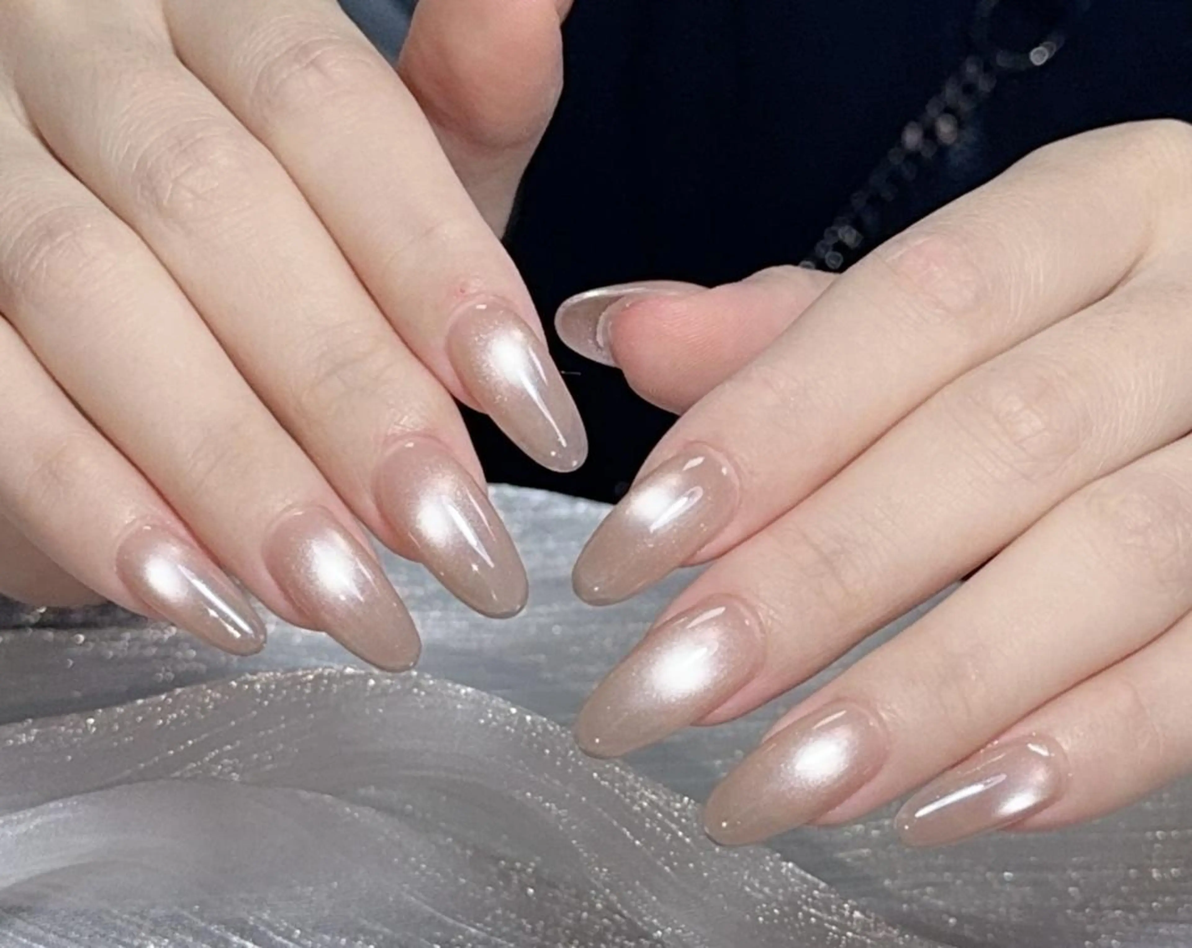 ネイル 長いだし/スカルプ/ パラシェルN.oneのネイルデザイン